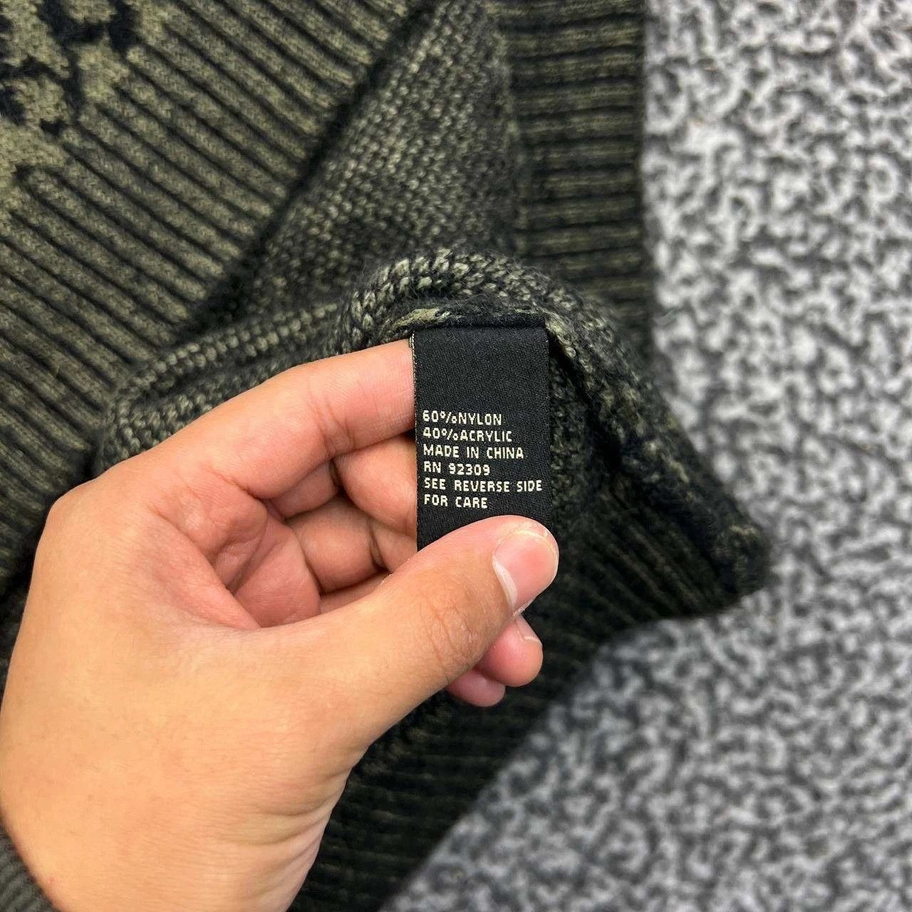 Other DG2 Diane Gilman Jacquard Sweater 2X Python Knit Crew Neck Size XXL / US 16-18 / IT 52-54 - 6 Thumbnail