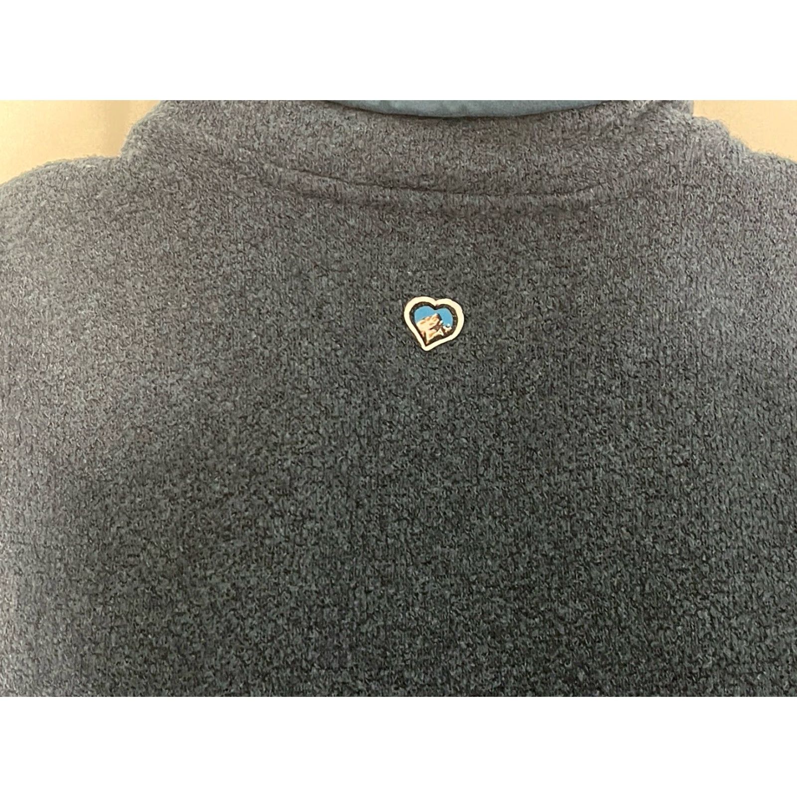 Vintage KUHL Women's Jacket L Blue Fleece Alpaca Full Zip Pockets Thumbholes | Nature Outdoor | Basic Jacket, Regular Fit Size L / US 10 / IT 46 - 7 Thumbnail