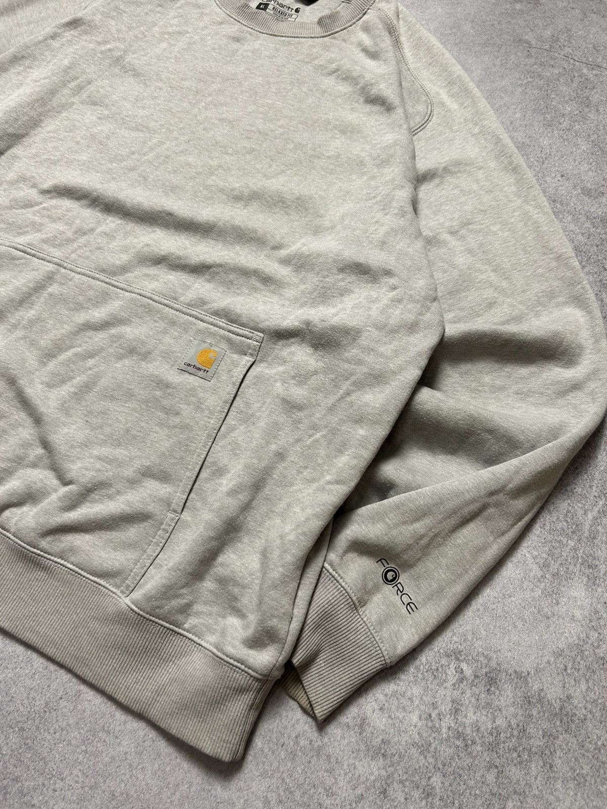 Carhartt CARHARTT FORCE WIP small logo pocket crewneck sweatshirt Size US XL / EU 56 / 4 - 2 Thumbnail