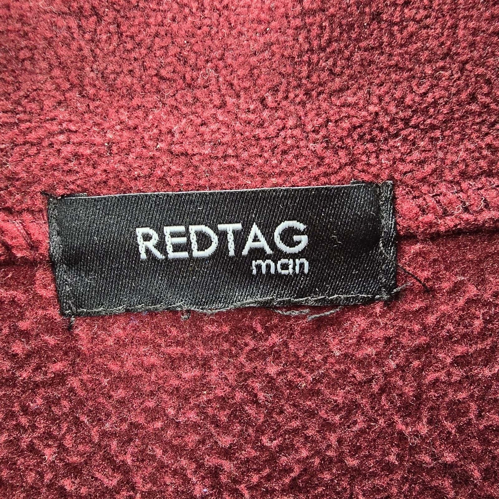 Other Redtag Red Zip Fleece Coat Jacket Mens Long Sleeve Large Size US L / EU 52-54 / 3 - 5 Thumbnail