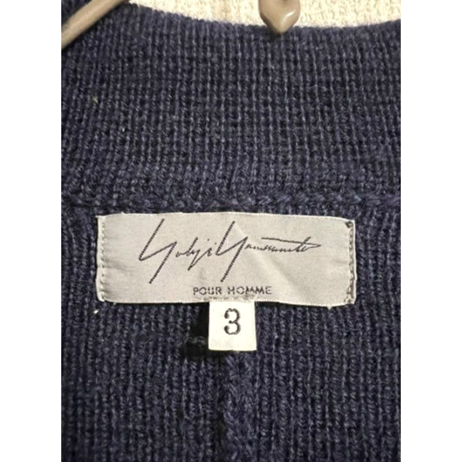 Yohji Yamamoto Yohji Yamamoto Pour Homme Driver's Knit Jacket 3 Sweater Shirt Size US S / EU 44-46 / 1 - 4 Thumbnail