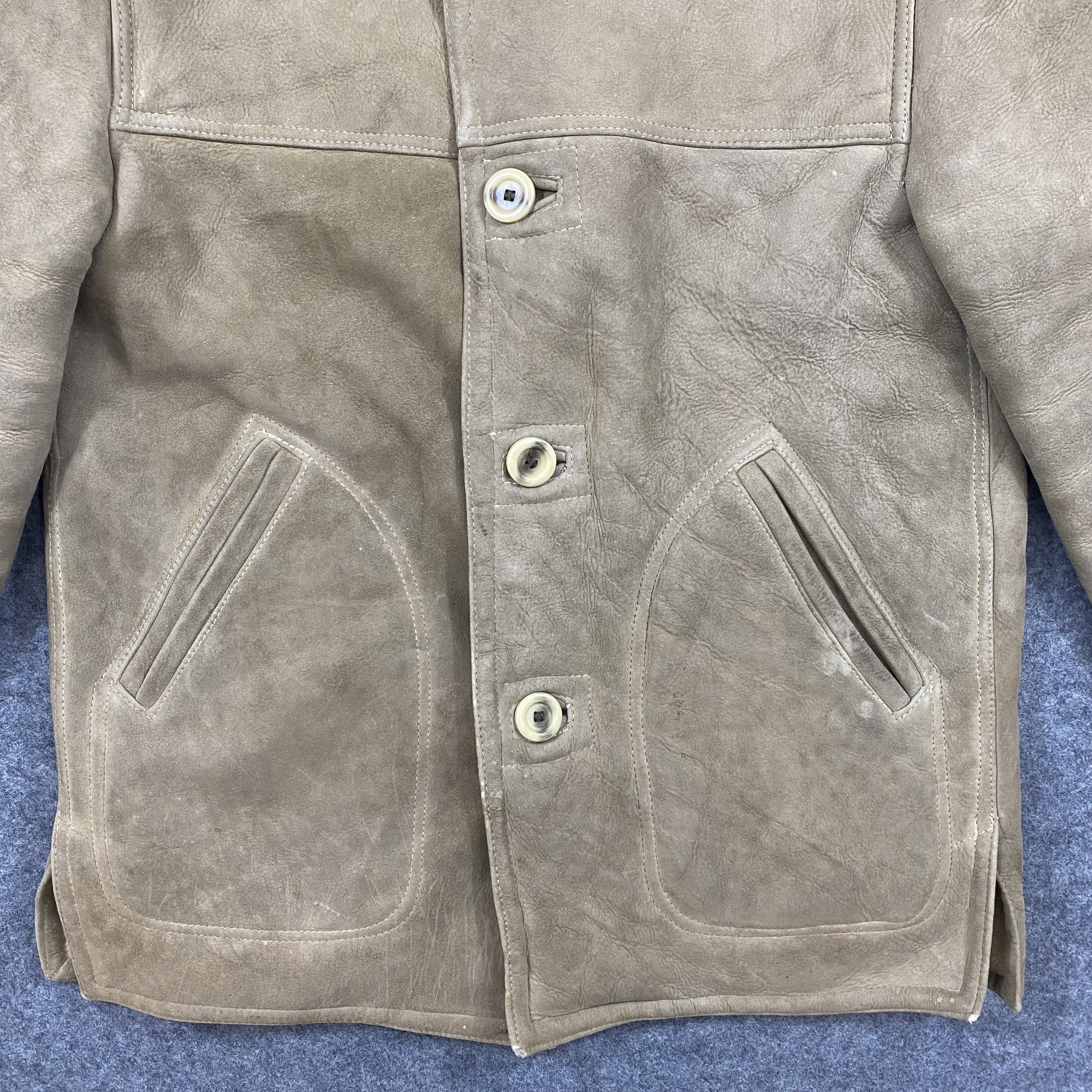 Abercrombie & Fitch VINTAGE 80s ABERCROMBIE & FITCH LEATHER JACKET-J641 Size US L / EU 52-54 / 3 - 6 Thumbnail