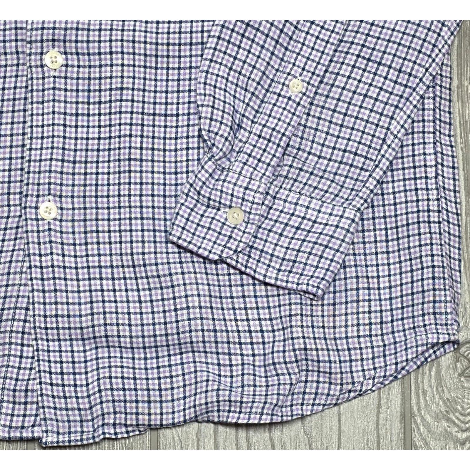 Vineyard Vines Vineyard Vines Linen Button Up Shirt Mens S Long Sleeve Tattersall Multicolor Shirt Mens S Linen Button Up Tattersall Multicolor Size US S / EU 44-46 / 1 - 4 Thumbnail