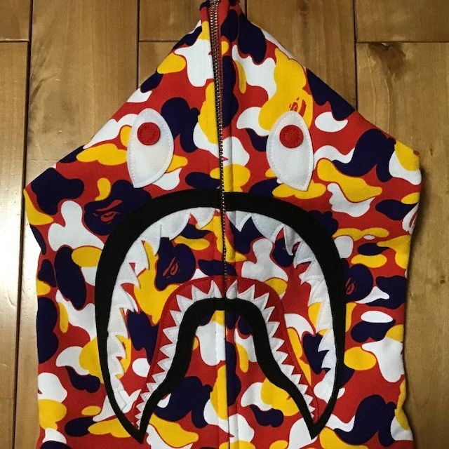 Bape 2024 🔥Kuala Lumpur Store Camo BAPE shark full zip hoodie APE Size US XXL / EU 58 / 5 - 4 Thumbnail