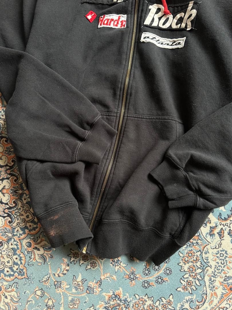 Hard Rock Cafe × Vintage HARD ROCK CAFE ZIPPER HOODIE Size US XL / EU 56 / 4 - 4 Thumbnail