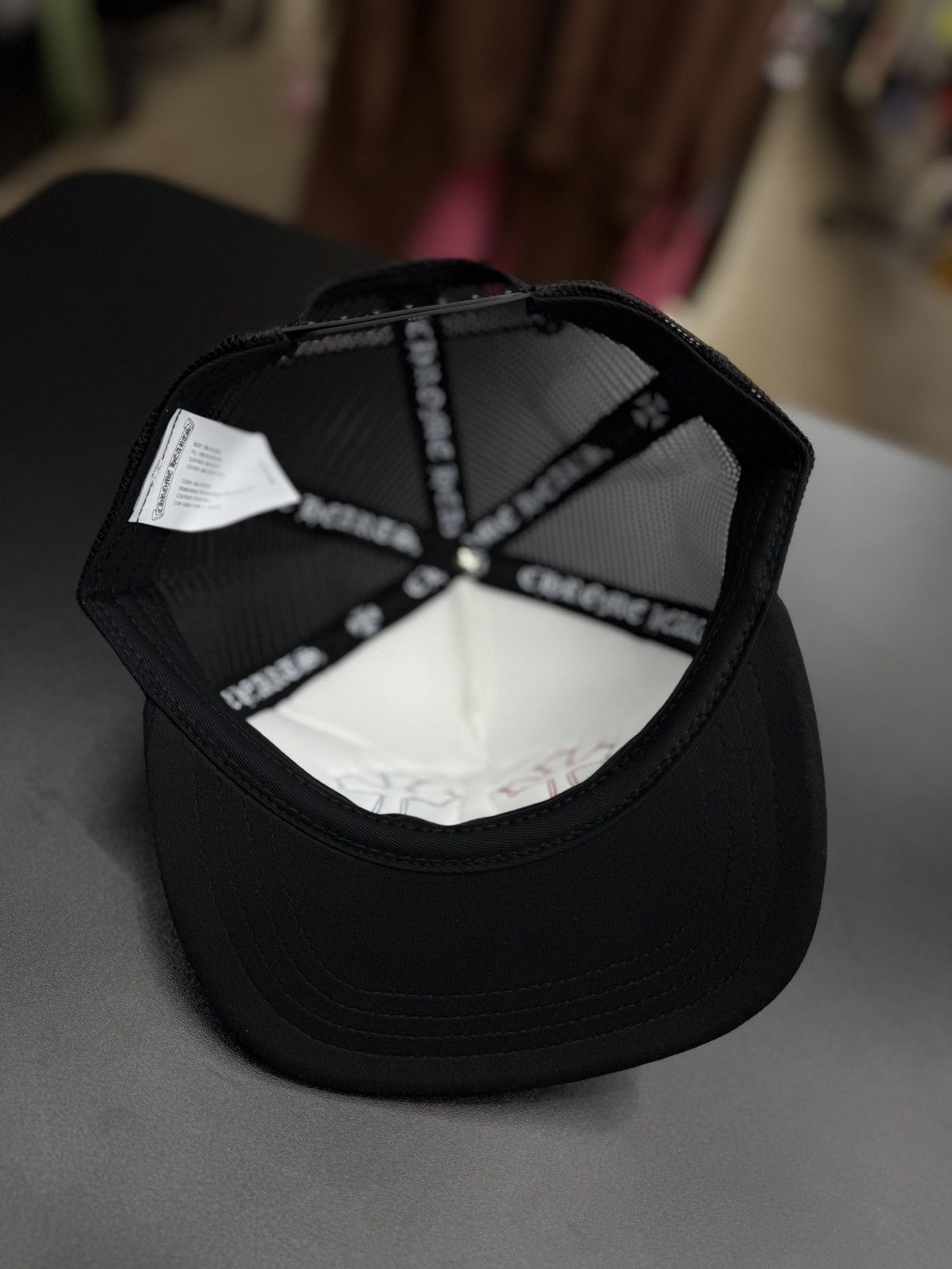 Chrome Hearts Chrome Hearts Triple Leather USA Cross SnapBack (NEW) Size ONE SIZE - 9 Thumbnail