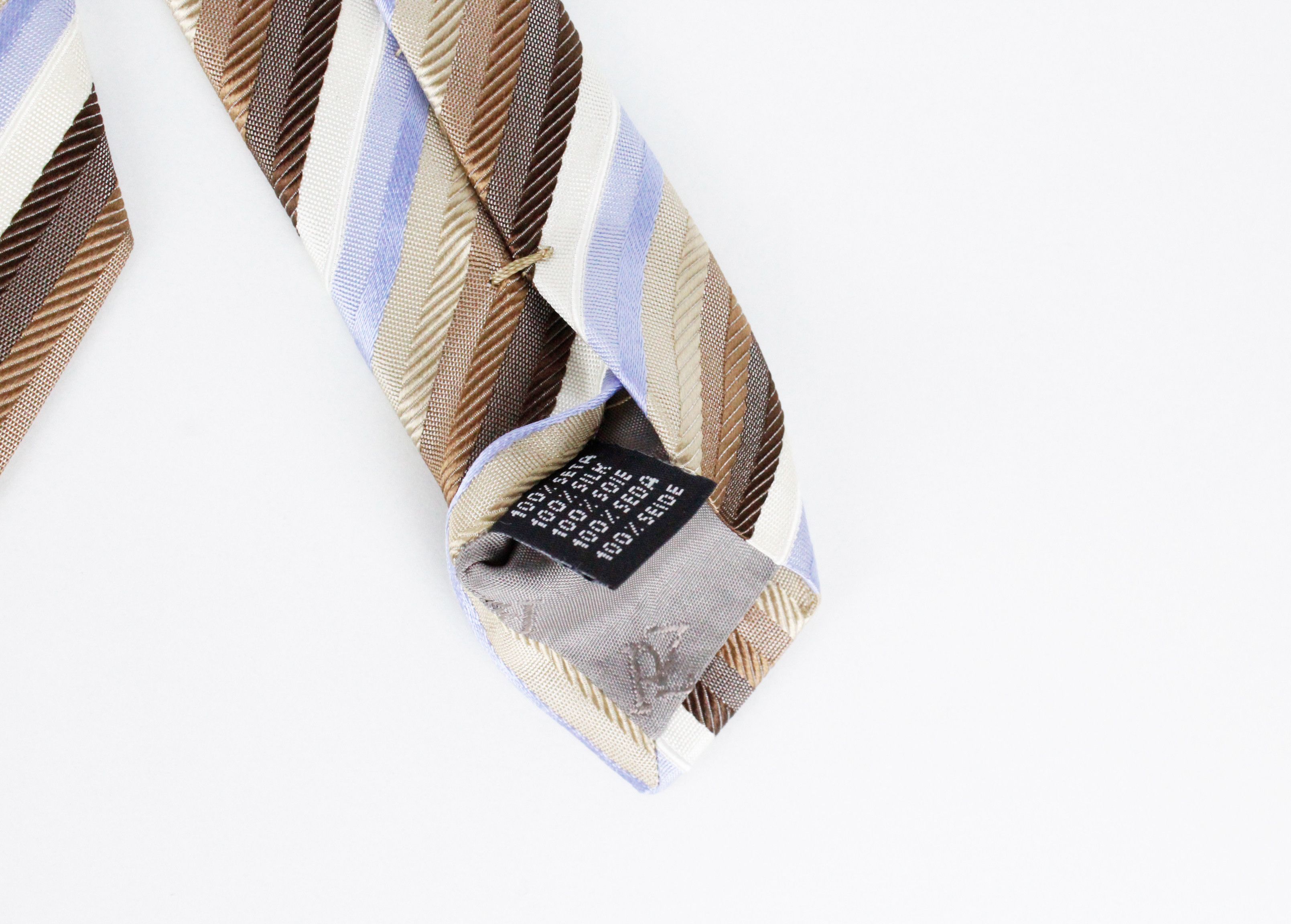 Pal Zileri Pal Zileri Multicolor Abstract Striped Silk NeckTie Tie Size ONE SIZE - 3 Thumbnail
