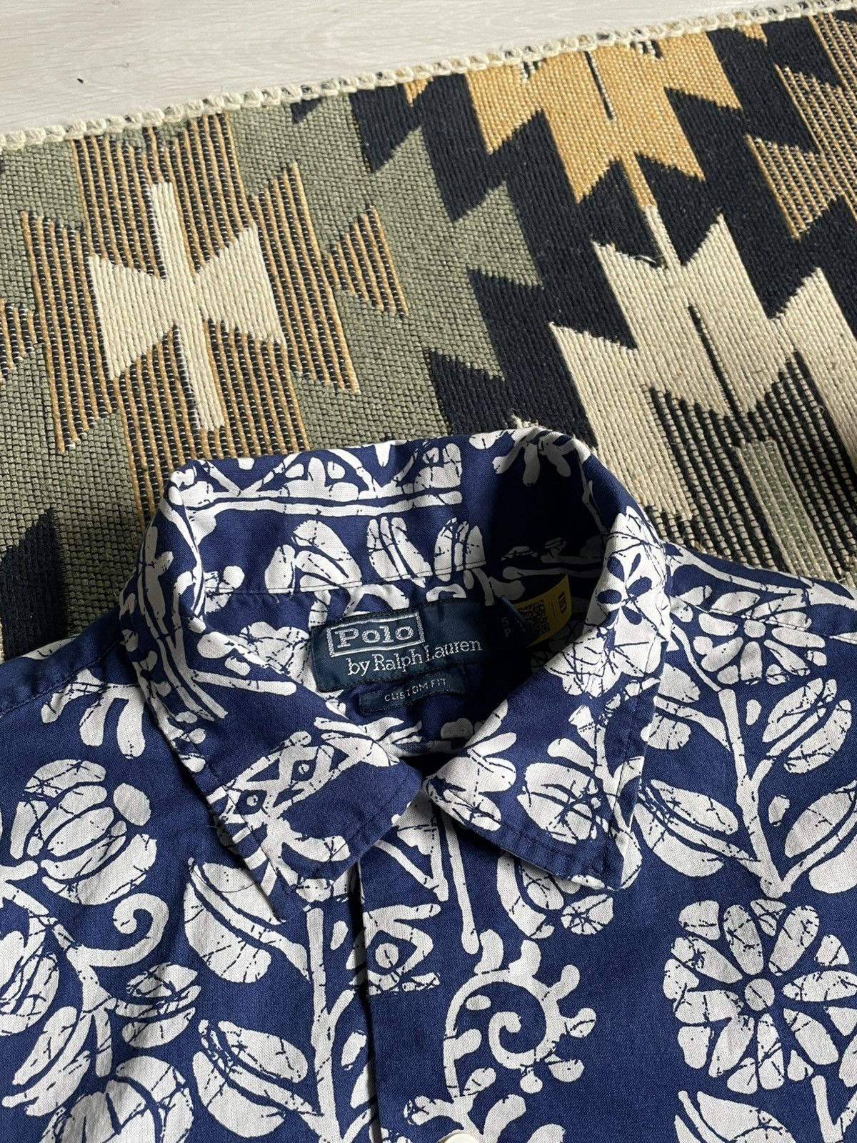 Vintage Polo Ralph Lauren Floral-print Gawai Sleeveless Shirt Size US S / EU 44-46 / 1 - 6 Thumbnail
