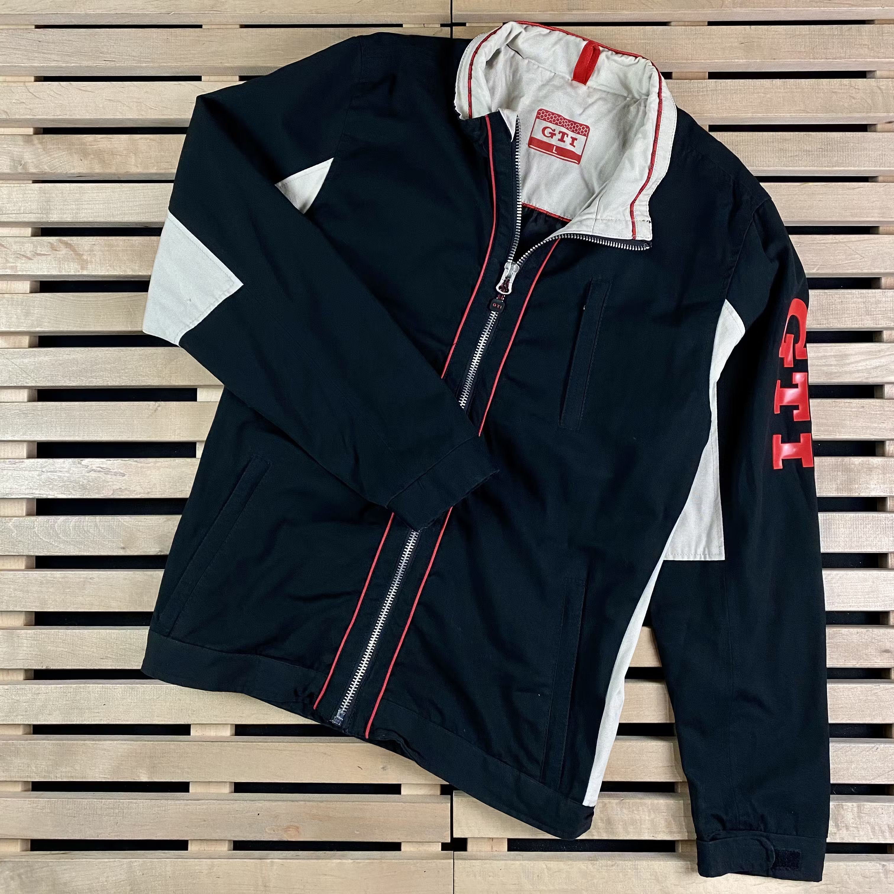 Racing × Vintage Mens Bomber Jacket Volkswagen GTI Vintage
