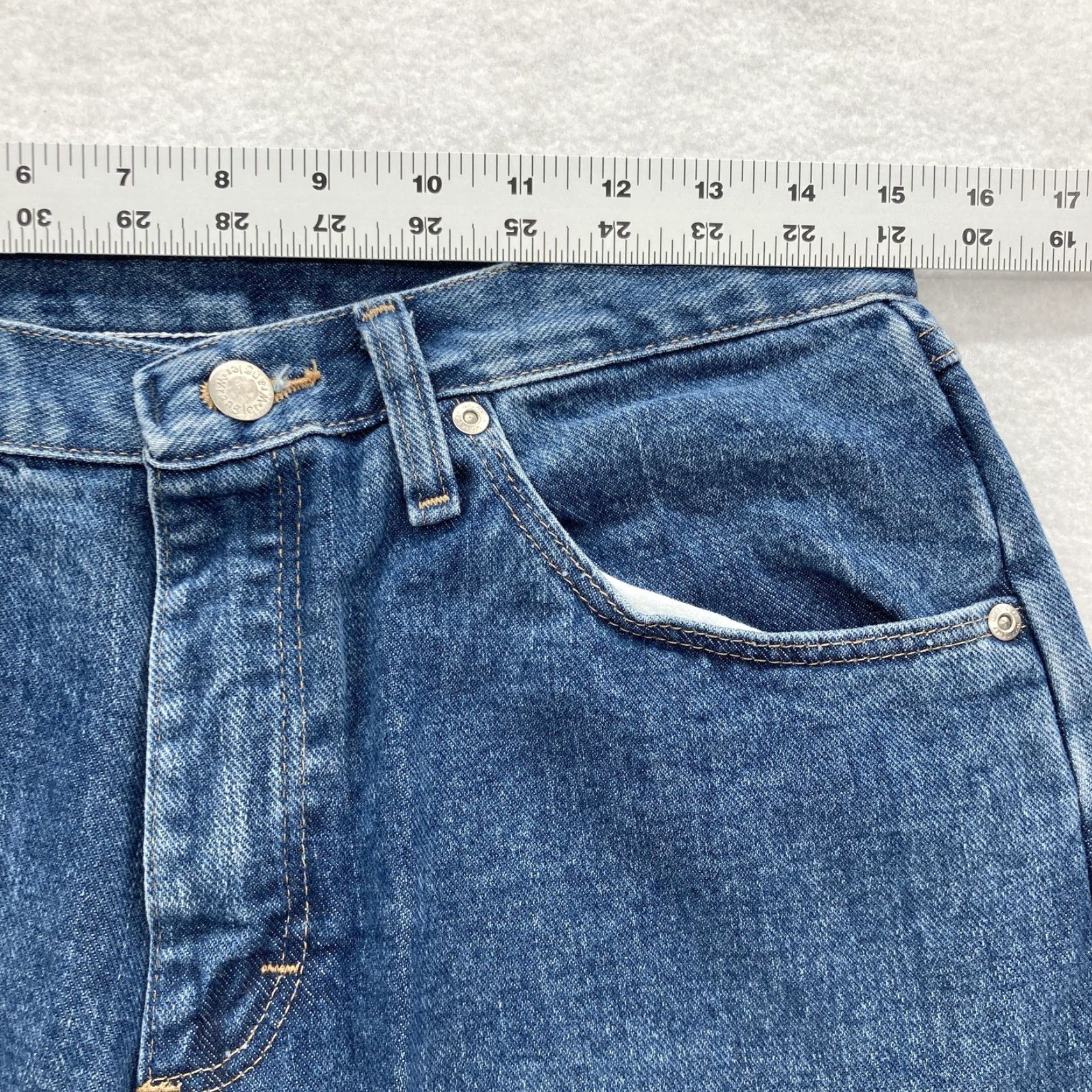 Wrangler Wrangler Jeans Mens 30x32 Blue Five Star Premium Denim Relaxed Fit Workwear NWT Size US 30 / EU 46 - 6 Thumbnail