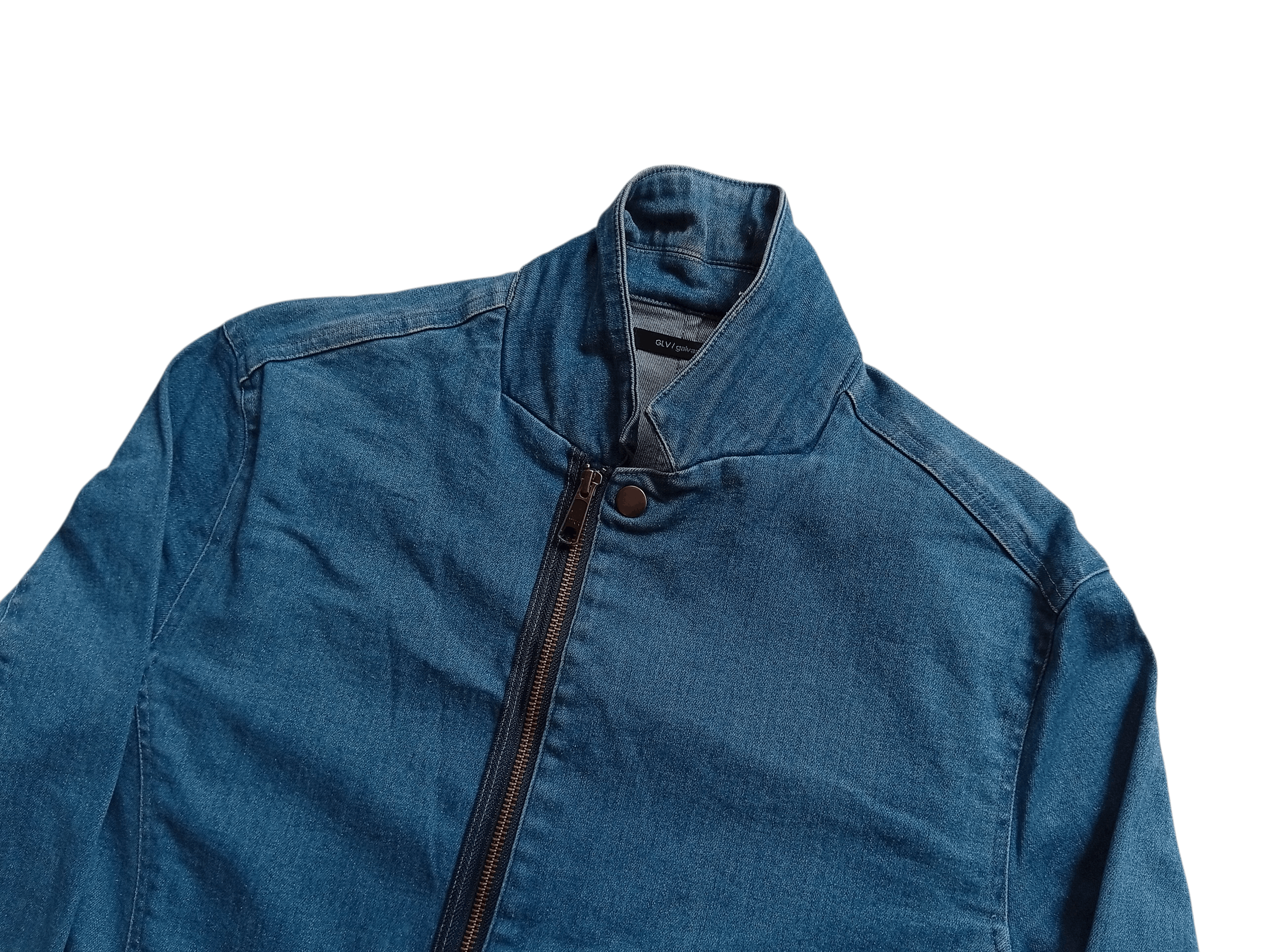 Japanese Brand Galvanized denim fishtail stretch jacket Size US S / EU 44-46 / 1 - 4 Thumbnail
