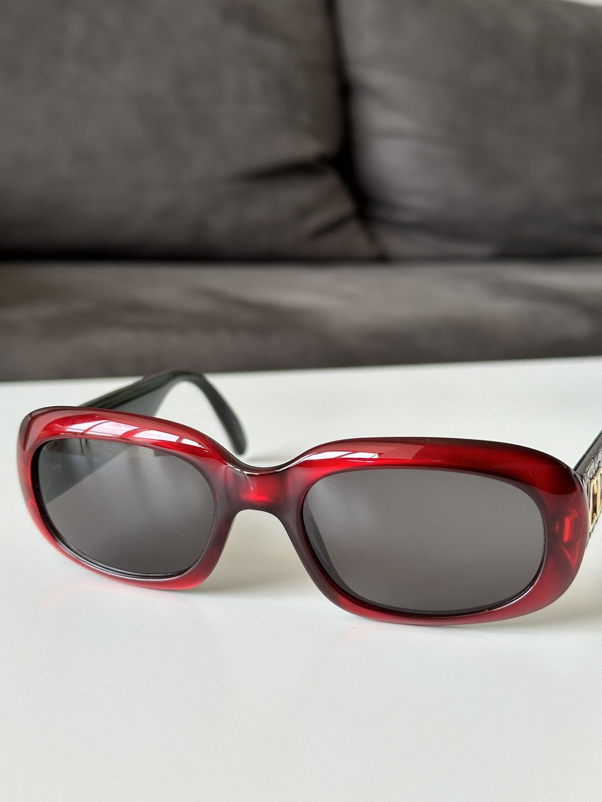 Christian Dior Monsieur DIOR Red Big Logo CD Cannage Sunglasses Vintage CD 2006 Size ONE SIZE - 14 Thumbnail