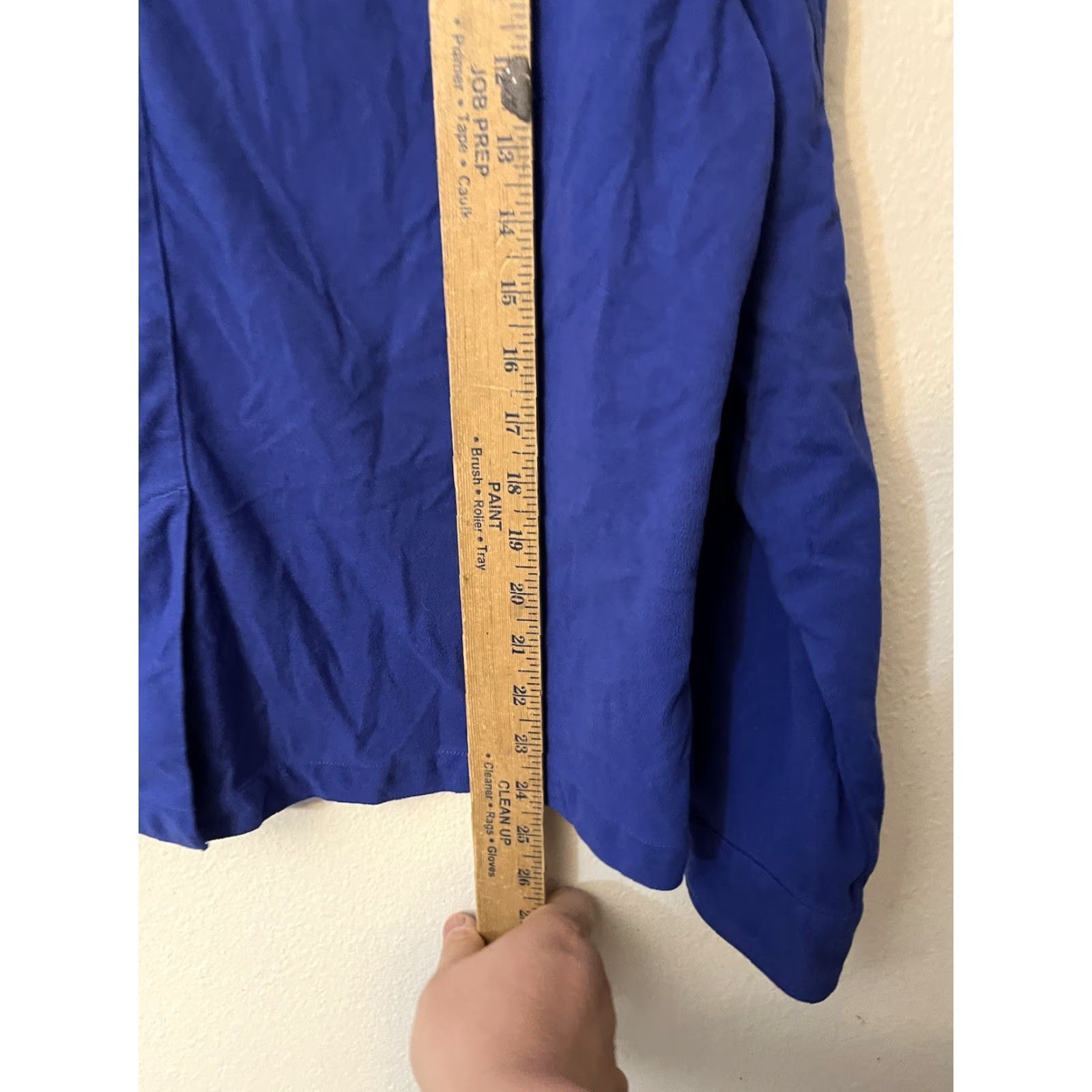Vintage Chico's Button-Down Shirt Women Size 1 Viscose Purple Long Sleeve Collared Pocket Button-Up Regular Basic Designer Women Size XS / US 0-2 / IT 36-38 - 5 Thumbnail