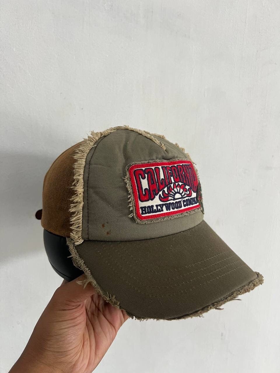 Japanese Brand California Hollywood Distressed Patches Hat Size ONE SIZE - 2 Thumbnail