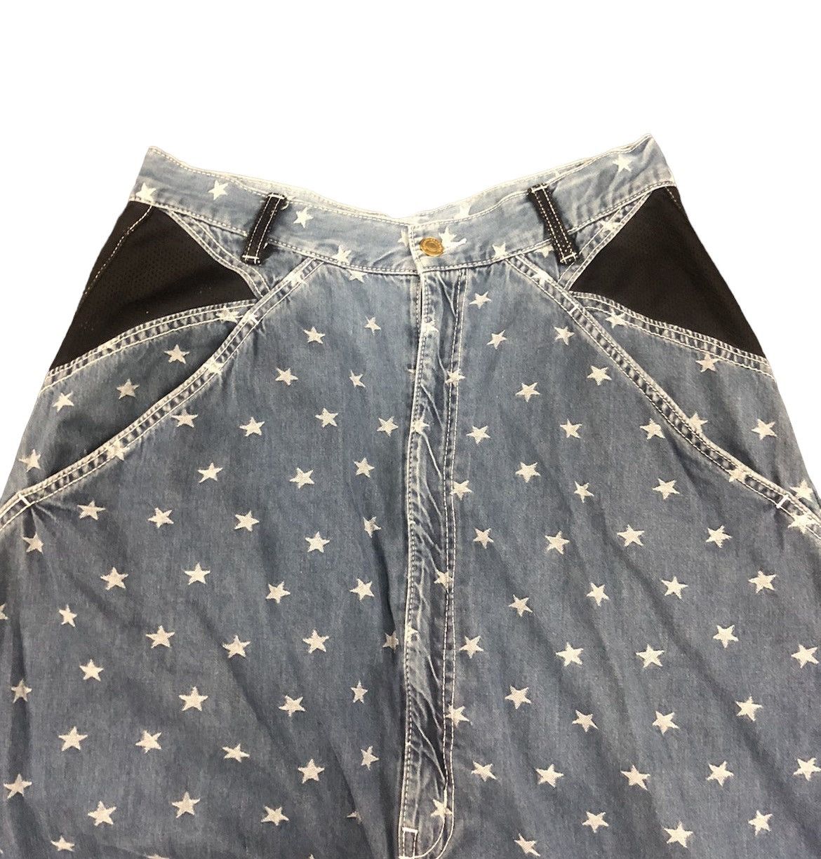 If Six Was Nine Issey miyake Mercibeaucoup Low Rise Star design jeans Size US 29 - 3 Thumbnail