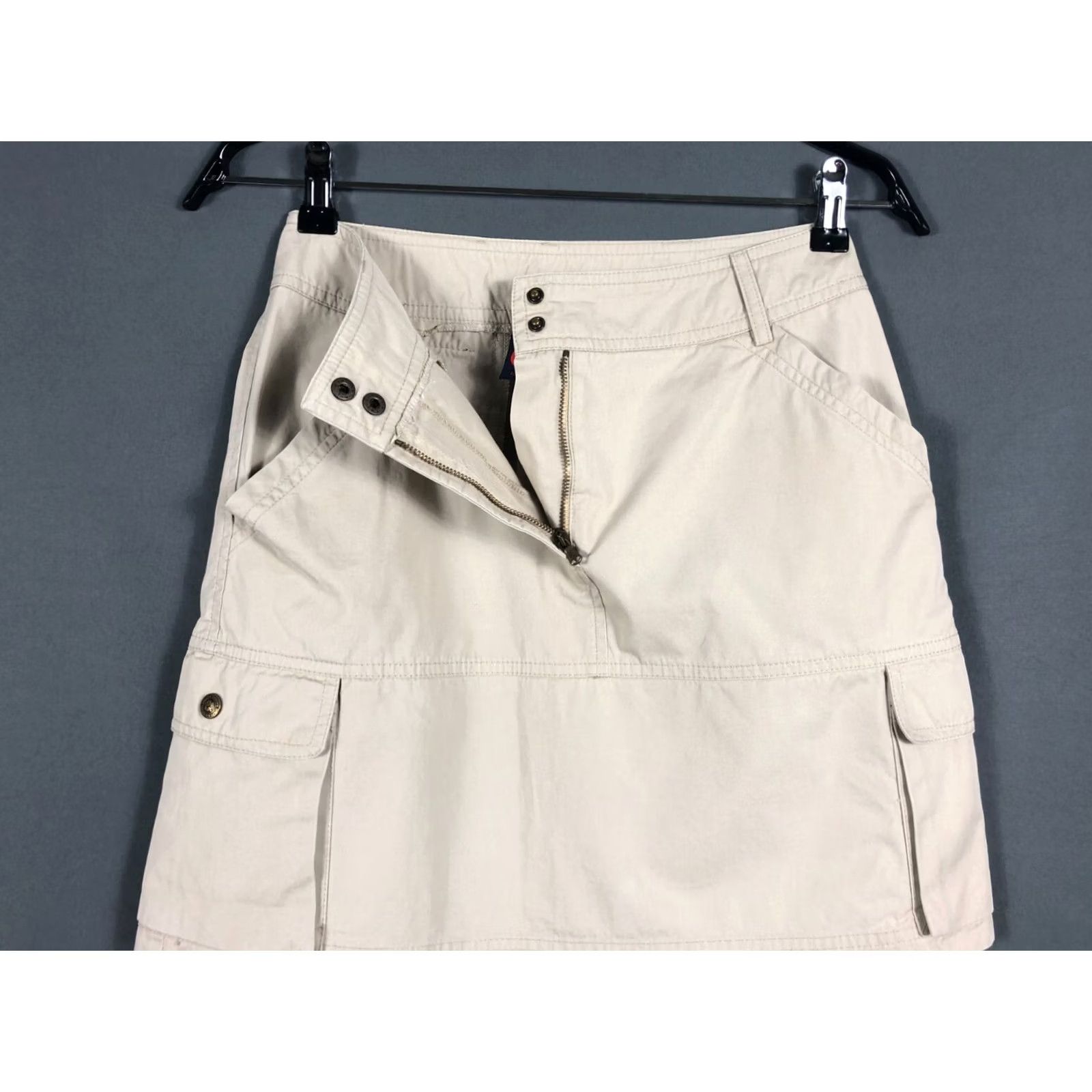 Dolce & Gabbana Dolce&Gabbana Cargo Skirt Cotton Beige Women Size 38 Skirt Short Pockets Logo Casual Style 90s? Size 26" / US 2 / IT 38 - 6 Thumbnail