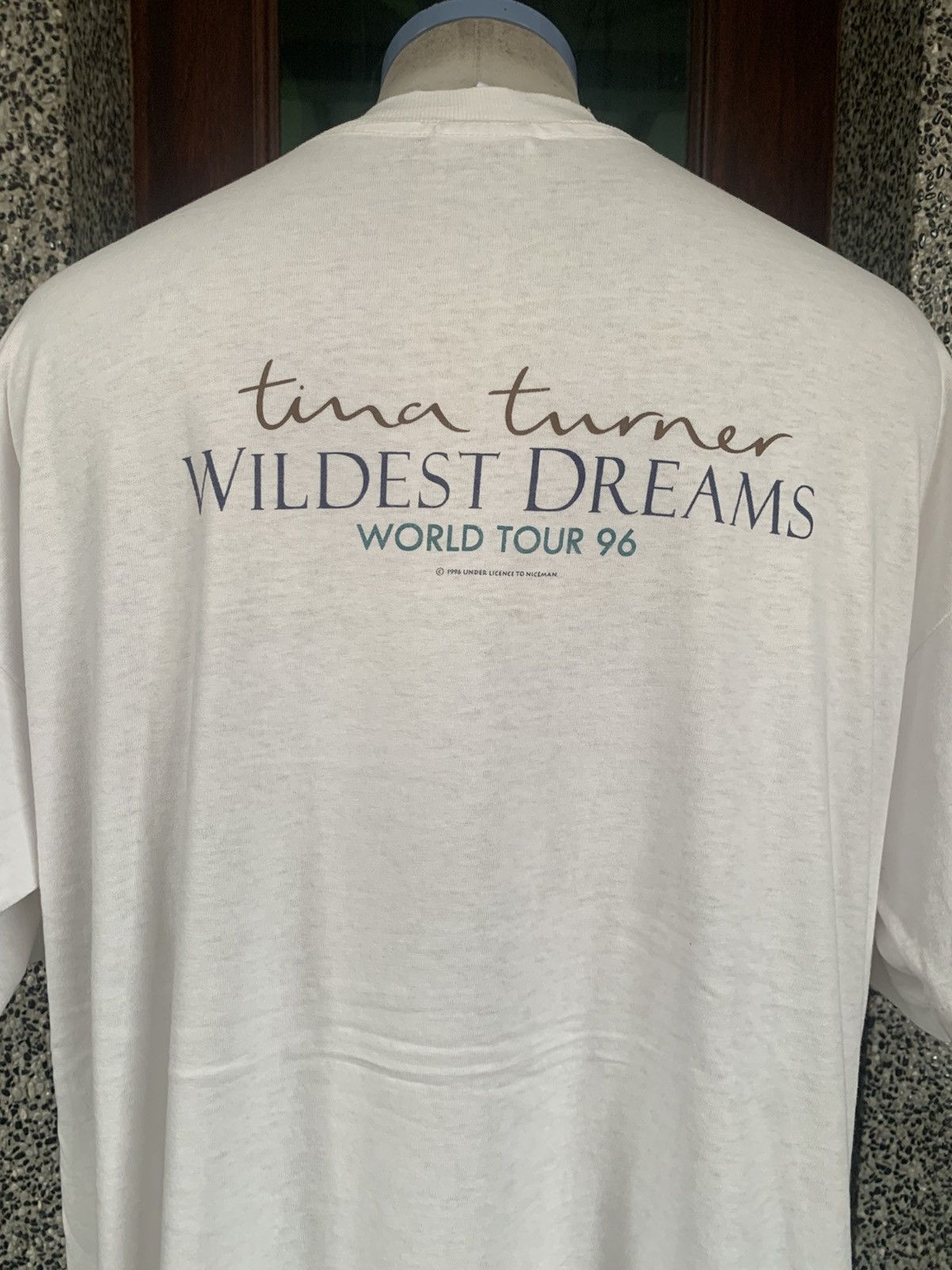 Vintage Vintage 90s Tina Turner Wildest Dreams World Tour 96 T Shirt Size US XL / EU 56 / 4 - 6 Thumbnail
