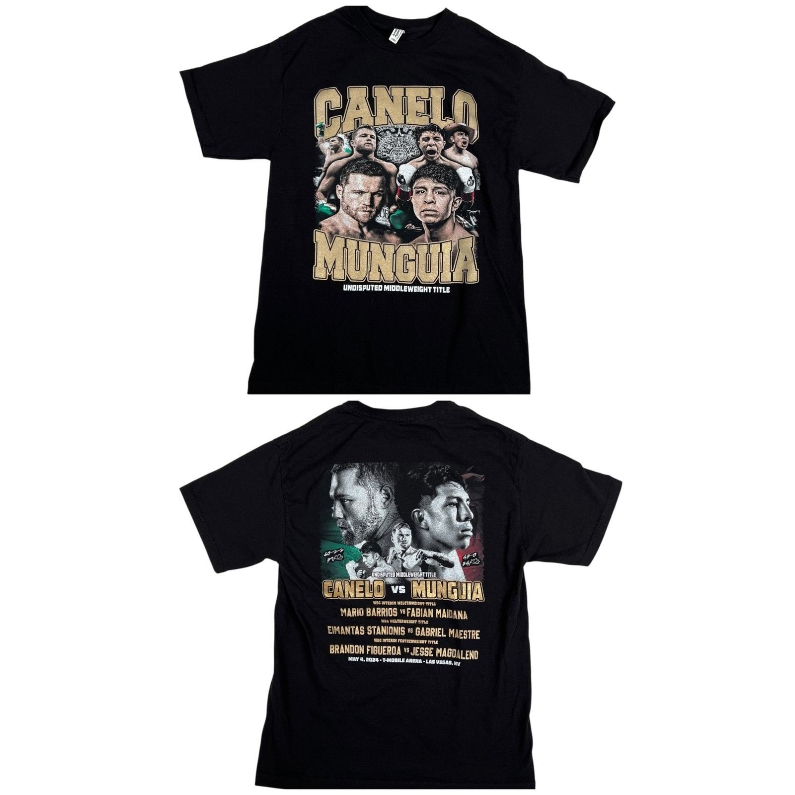American Apparel Canelo vs Munguia Shirt Mens Small Boxing T-Shirt Undisputed Size US S / EU 44-46 / 1 - 1 Thumbnail