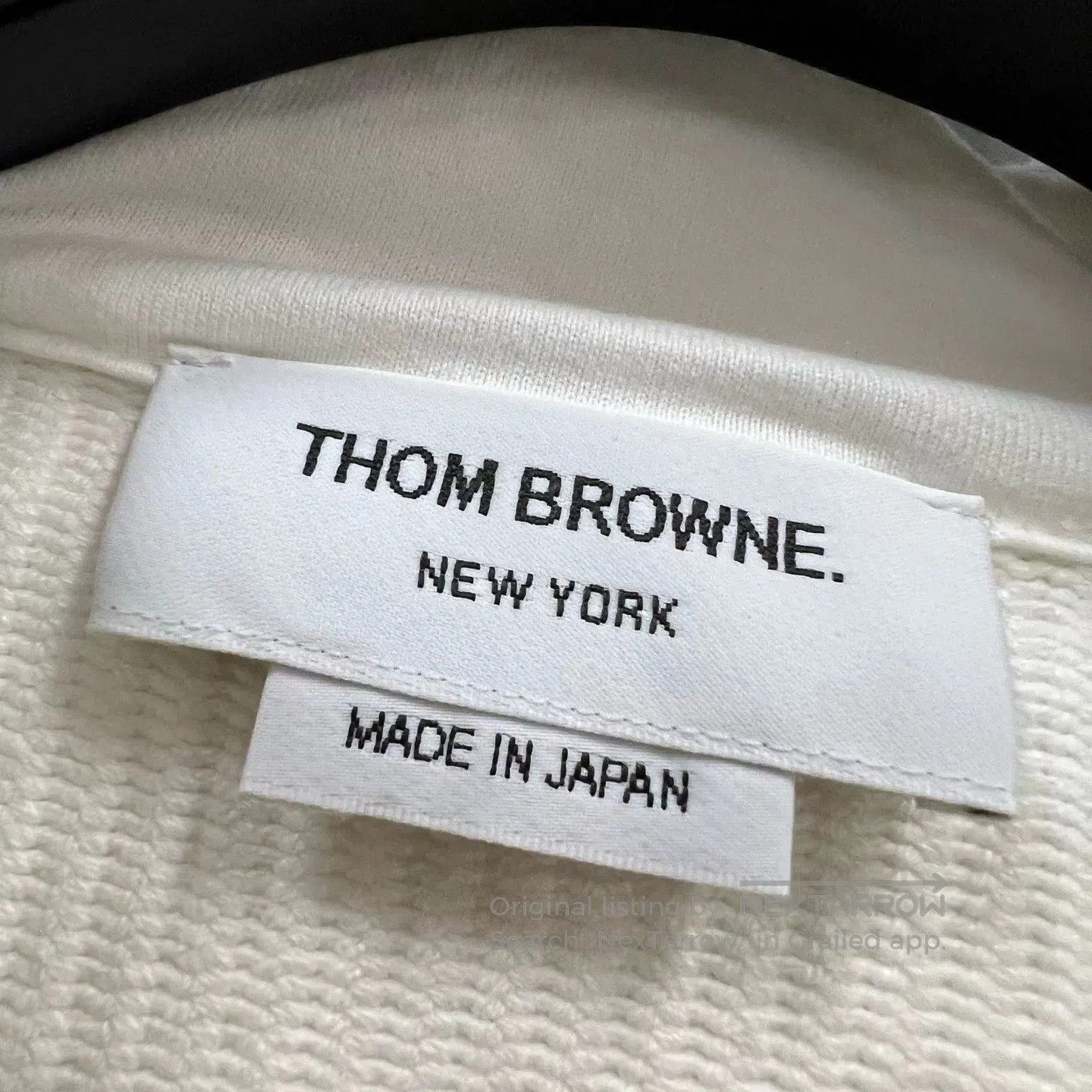 Thom Browne thom browne white striped zip. Size US XXS / EU 40 - 2 Thumbnail