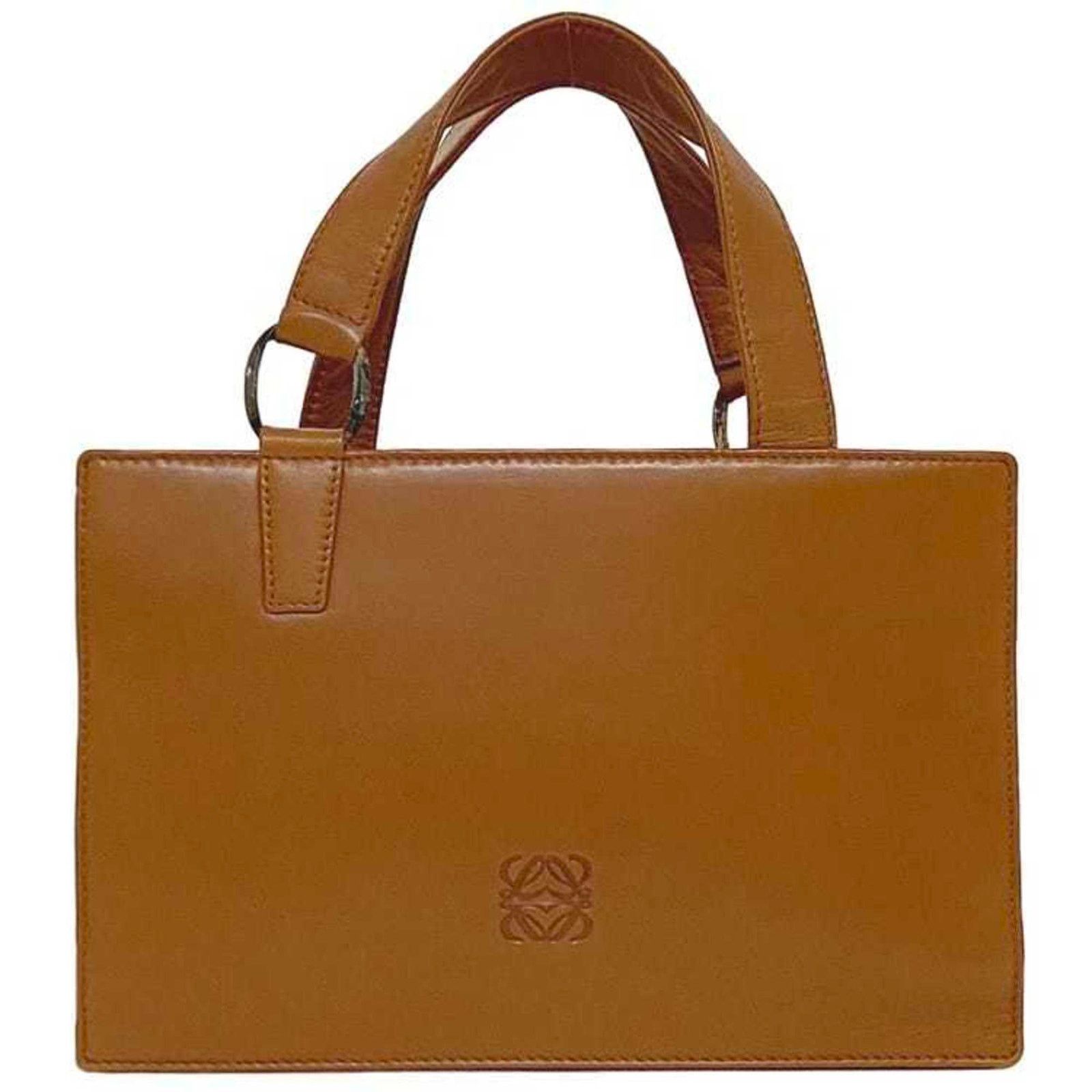 Loewe Puzzle Small Tan Leather Handbag
