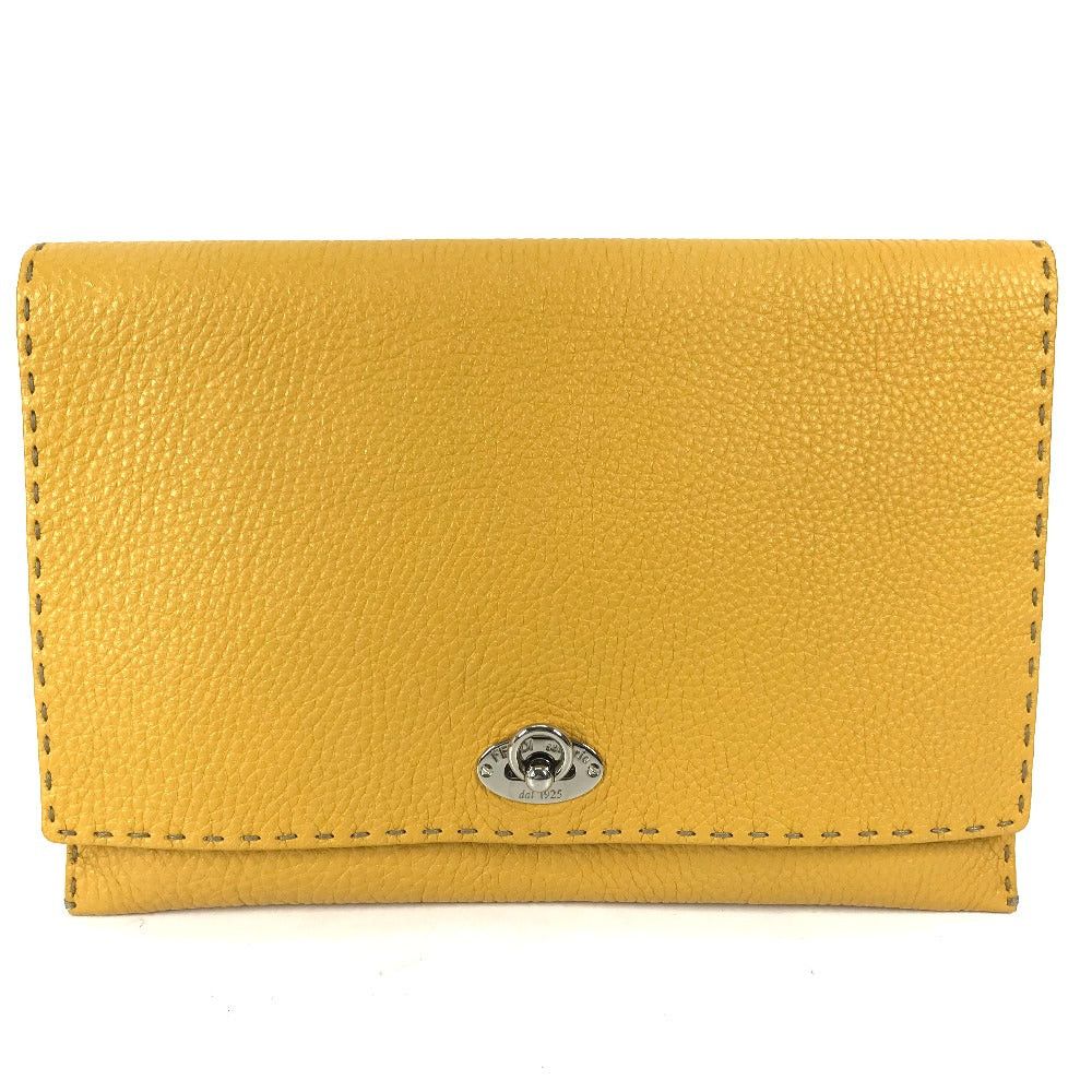 Fendi Fendi Cereal Pouch Briefcase Clutch Bag Leather Men Size ONE SIZE - 1 Thumbnail