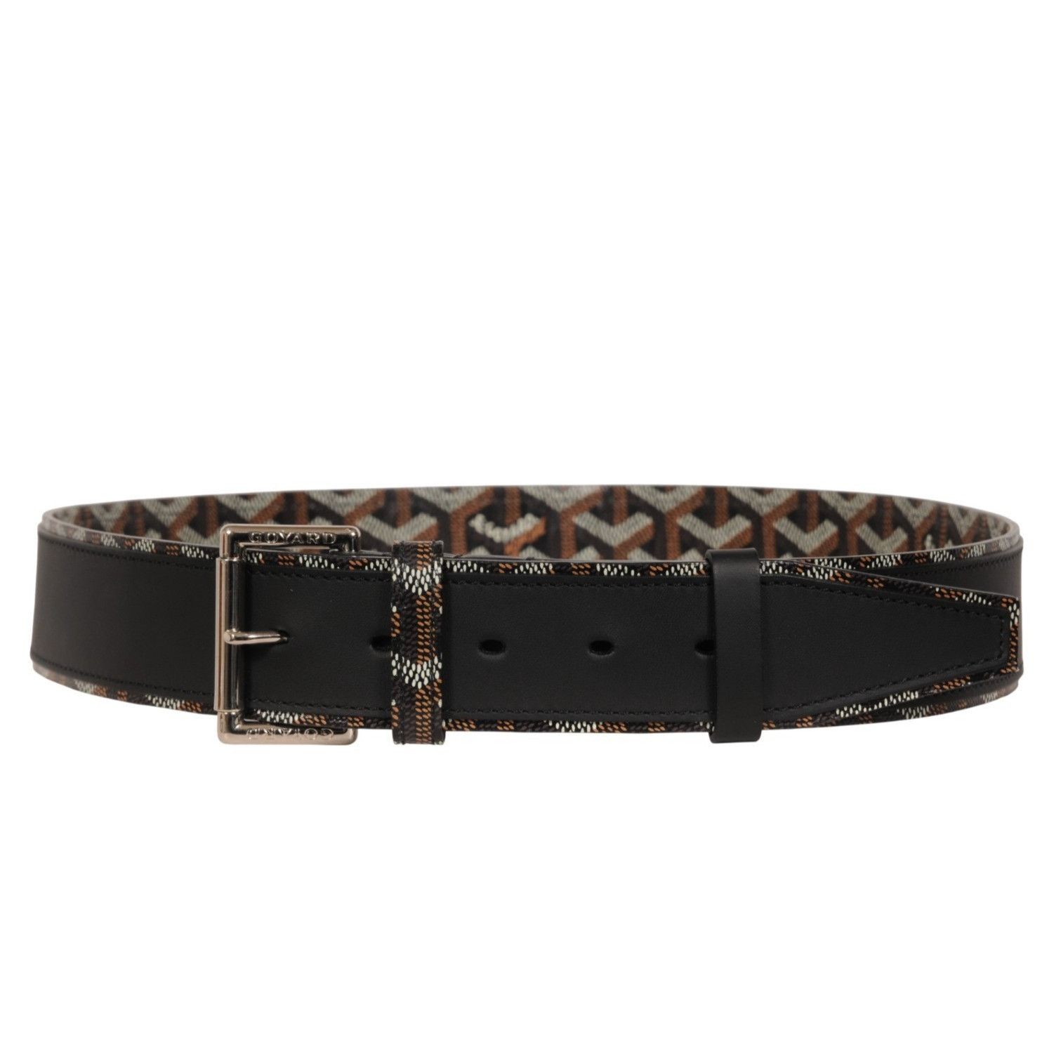 Goyard Florida II Belt 90 29 30 31 Black Brown Goyardine Canvas Size ONE SIZE - 24 Thumbnail