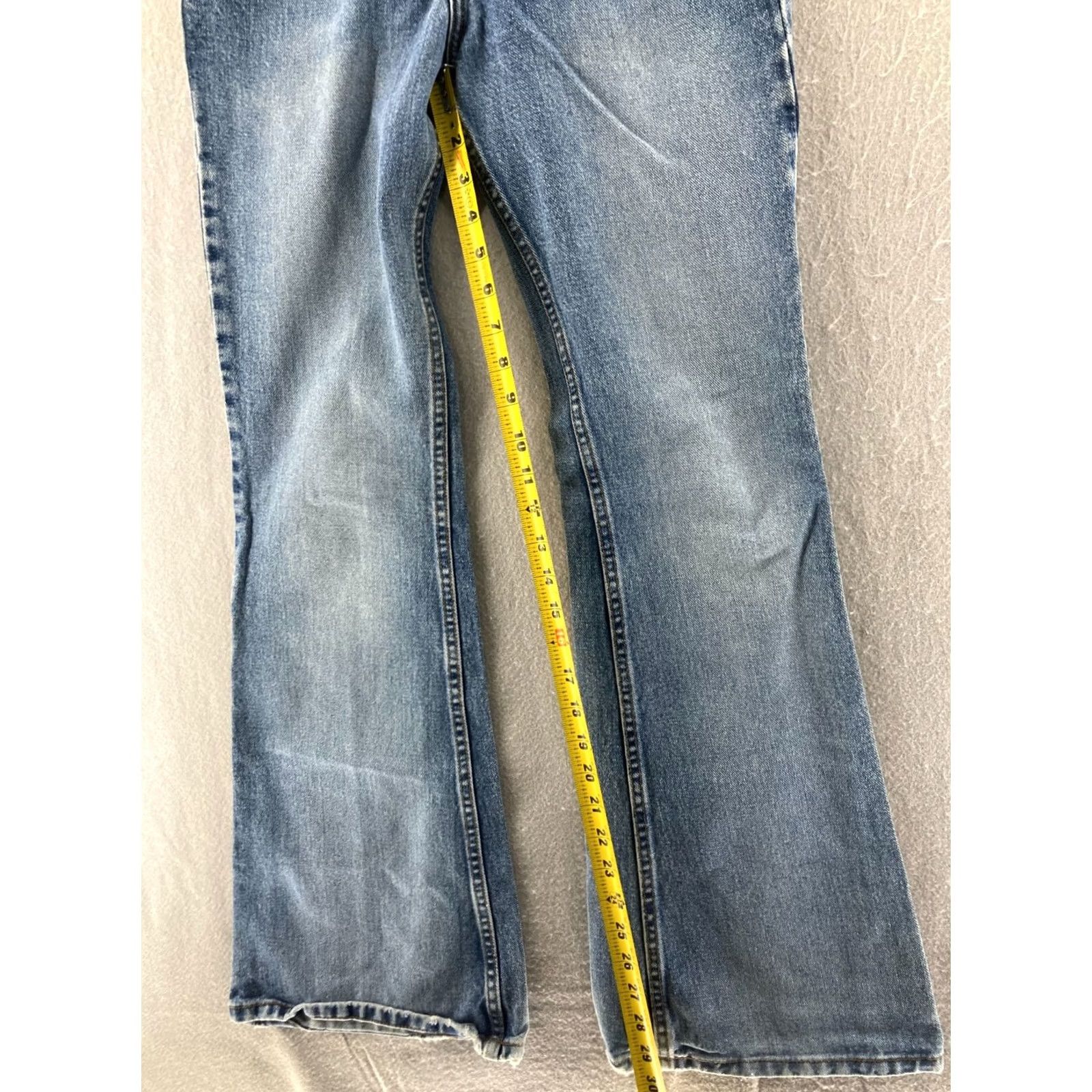 Vintage LEI Jeans Womens 3 Flare Cut Low Rise Distressed 90s Embroidered Jeans Juniors Blue 3 Pocket Distressed Little Boho Hipster Retro Womens Size 26" / US 2 / IT 38 - 5 Thumbnail