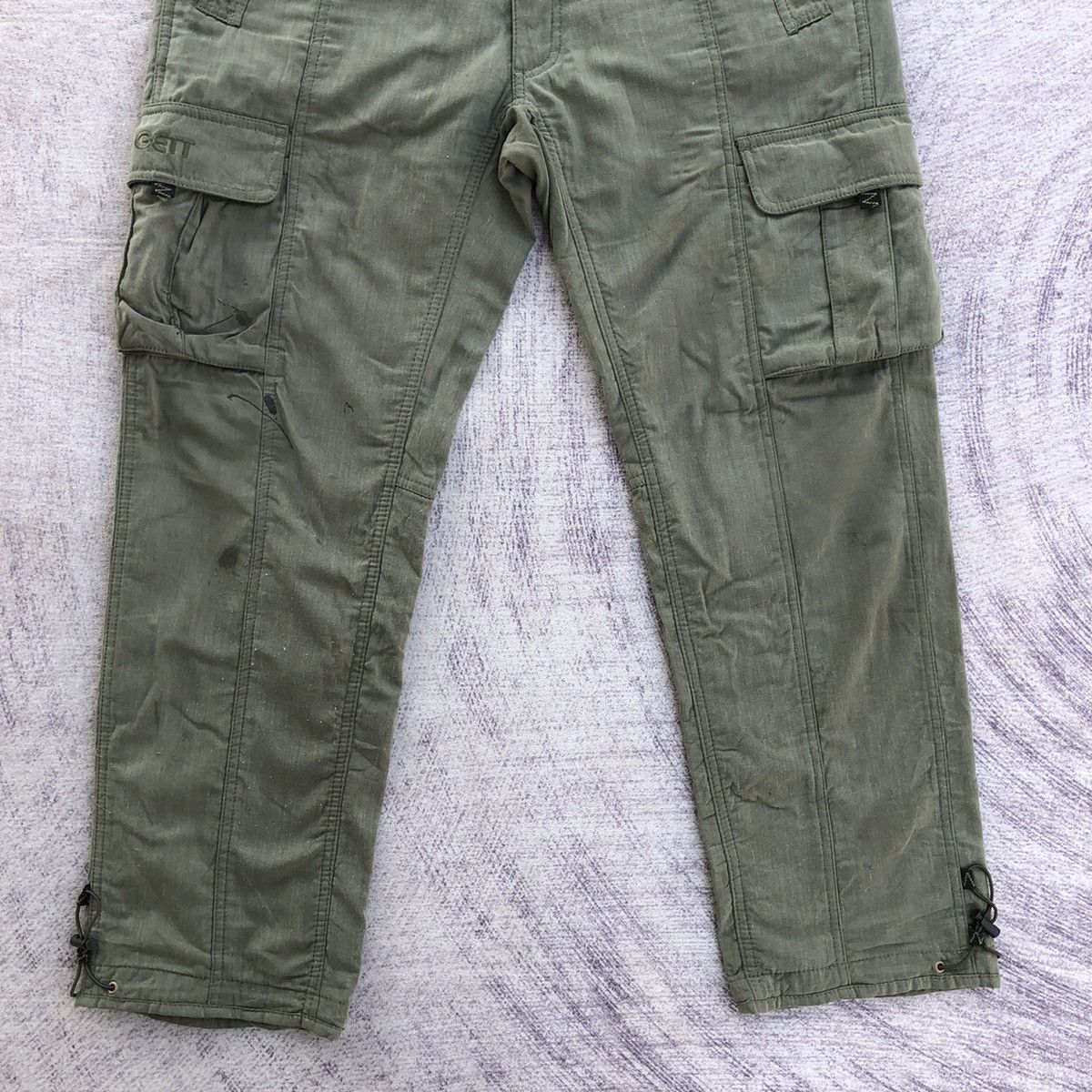 Japanese Brand Stretchable Waist Cargo Pants Suitable for outdoor Style Size US 32 / EU 48 - 3 Thumbnail