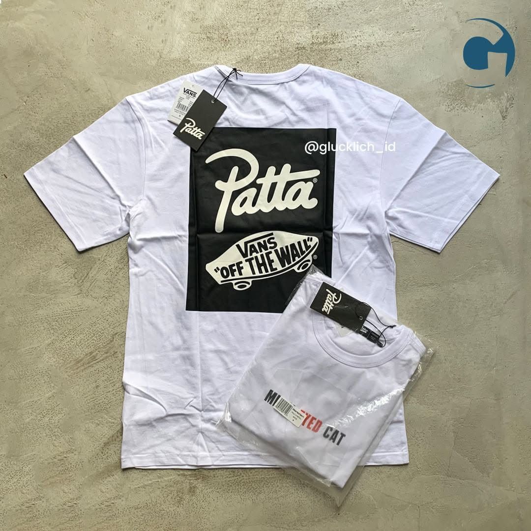 Patta × Vans Vans Vault, X Patta Logo Tee in White Size US S / EU 44-46 / 1 - 6 Thumbnail