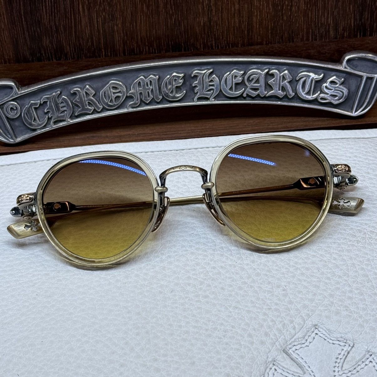 Chrome Hearts Chrome Hearts SEX-T9 Sunglasses Size ONE SIZE - 1 Thumbnail