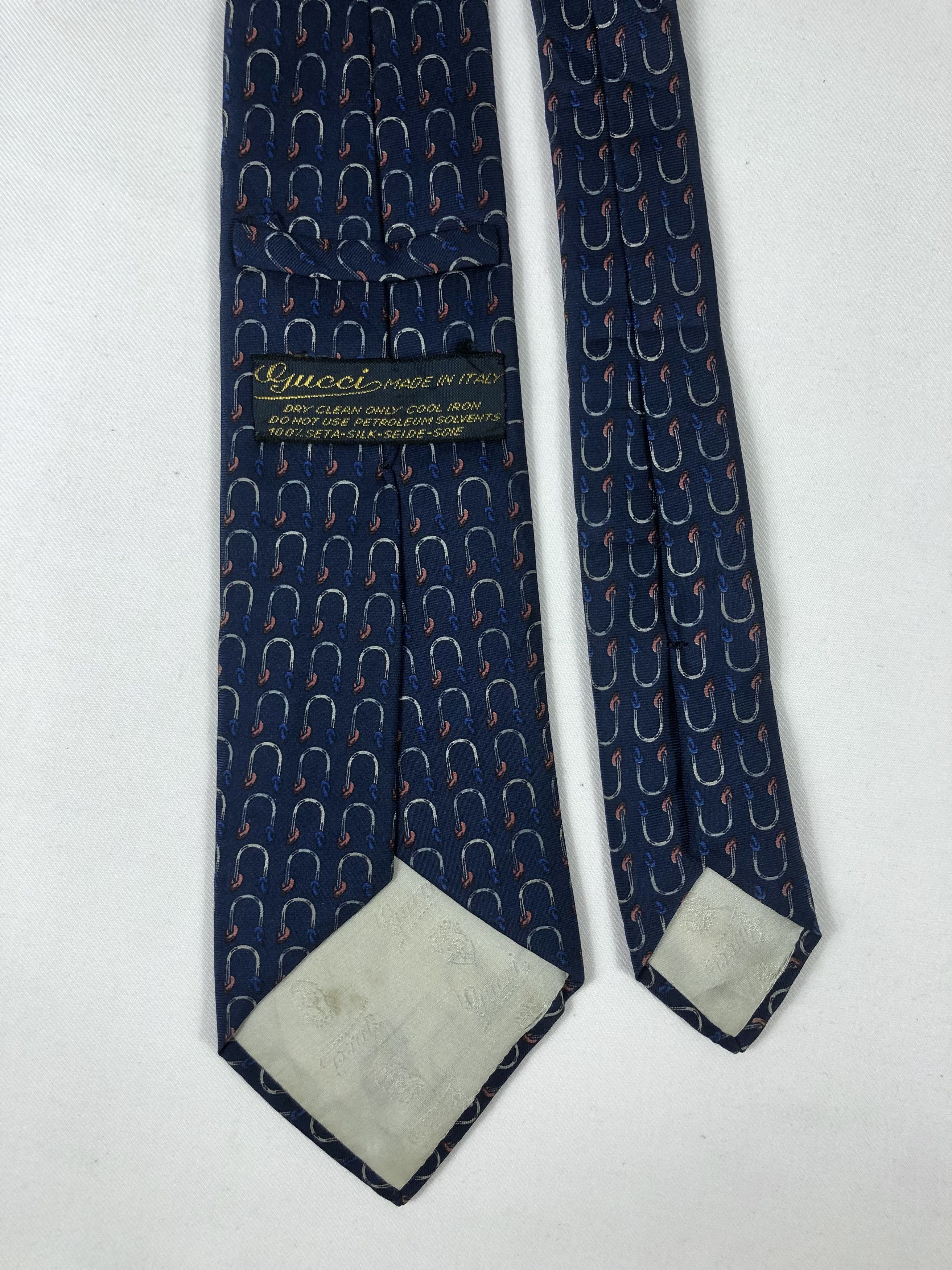 Gucci Rare Vintage Gucci Silk Tie Made in Italy Size ONE SIZE - 7 Thumbnail