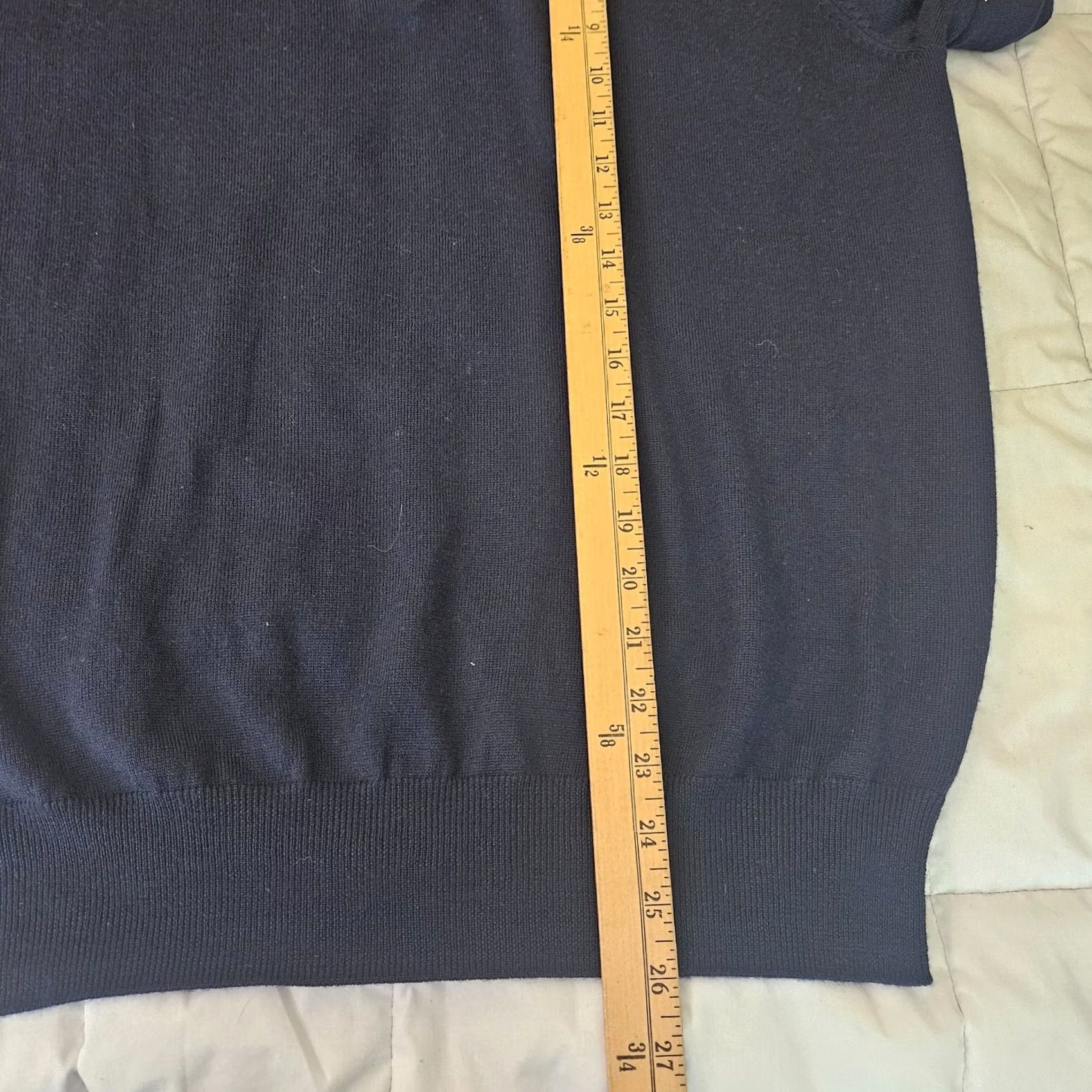 Peter Millar Peter Millar Merino wool Silk Men Navy Blue 1/4 Zipper Sweater Size L Size US L / EU 52-54 / 3 - 7 Thumbnail