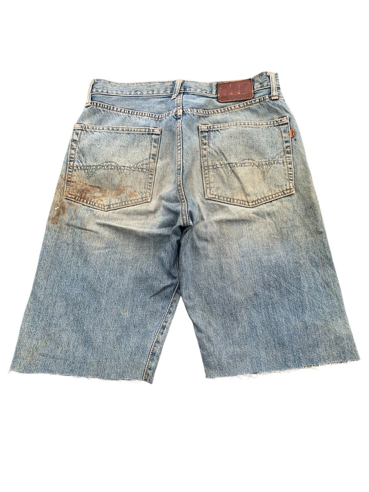 Kapital VINTAGE EDWIN 505 SELVEDGE SHORT JAPANESE DISTRESSED DENIM Size US 31 - 4 Thumbnail