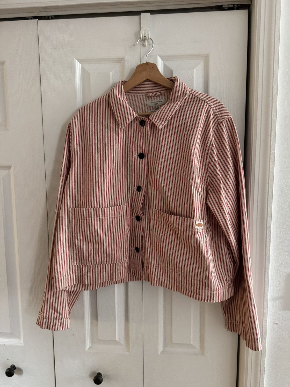 Nudie Jeans Striped Shirt Jacket Size US S / EU 44-46 / 1 - 1 Thumbnail