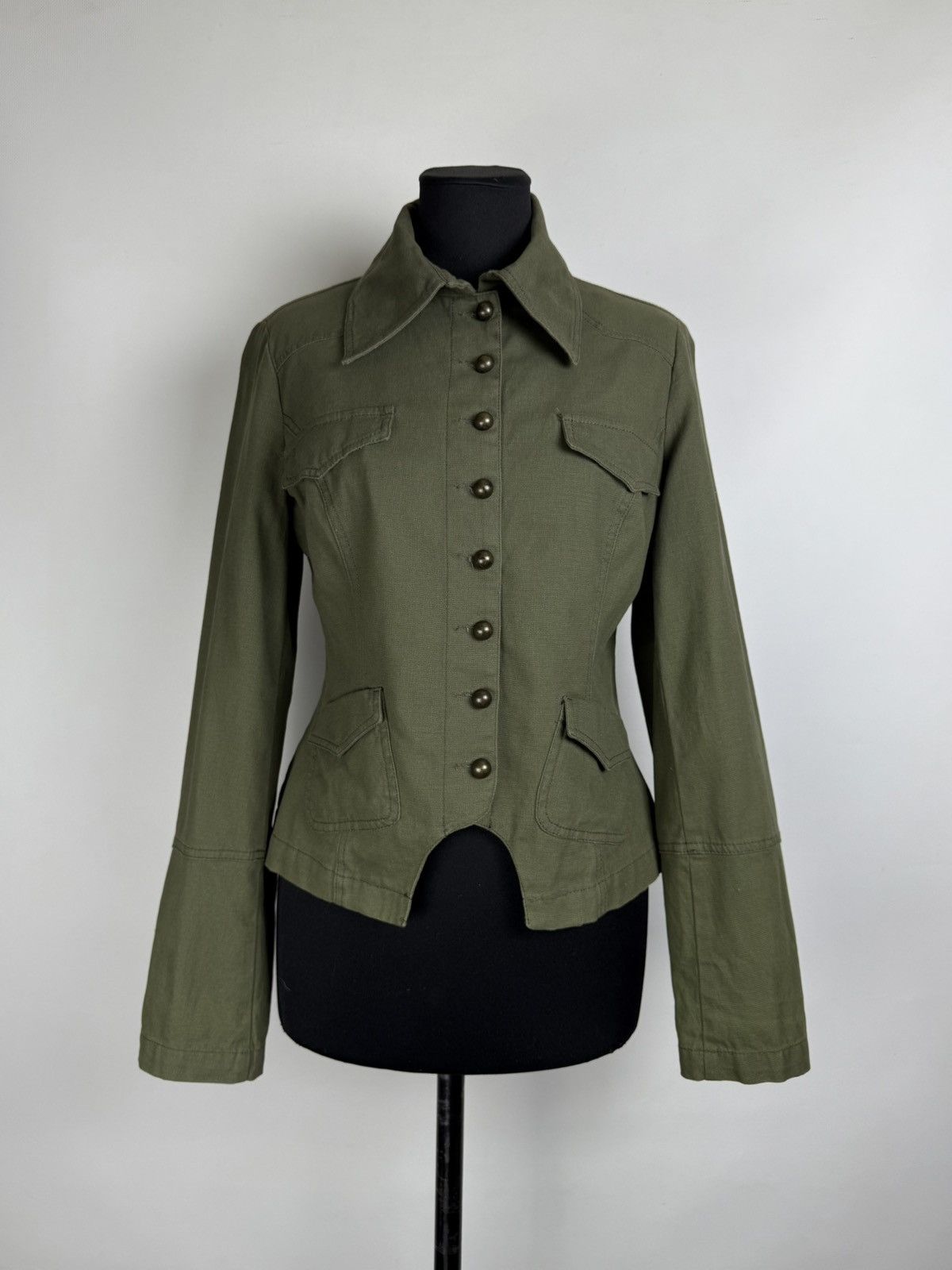 Ann Demeulemeester VNTG Napoleon Asymmetrical Jacket Ifsixwasnine LGB Balmain Size US S / EU 44-46 / 1 - 6 Thumbnail