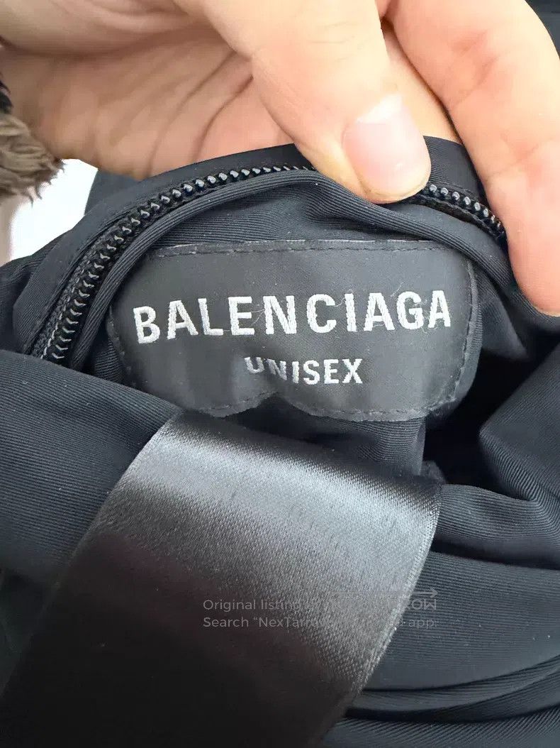 Balenciaga Balenciaga Letter print stand collar zipper opening straig Size US XXS / EU 40 - 6 Thumbnail