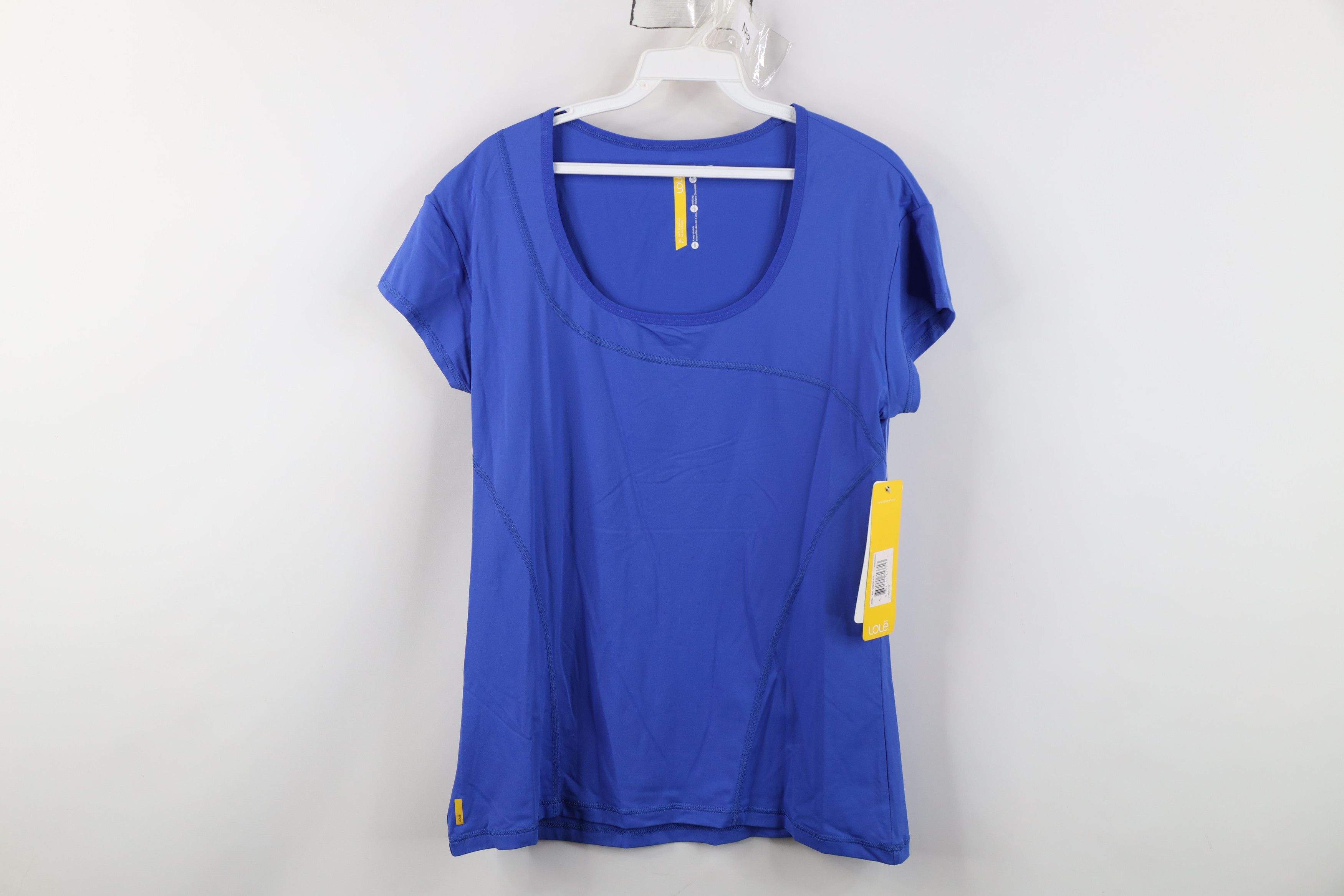 Vintage New Lole Knit Cardio Running Jogging Yoga Gym T-Shirt Blue Size XL / US 12-14 / IT 48-50 - 1 Thumbnail