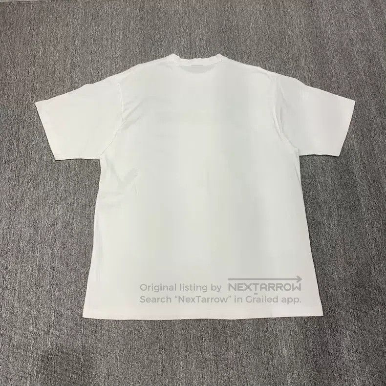 Balenciaga Balenciaga White Destroyed Letter Logo Short Sleeve Size US XXS / EU 40 - 2 Thumbnail