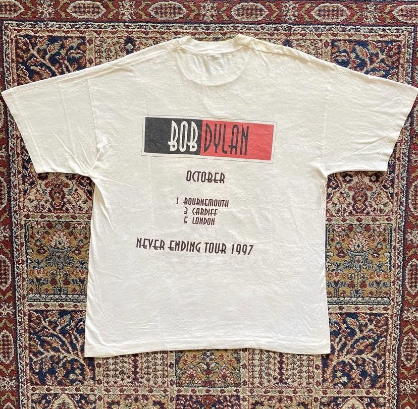 Band Tees × Vintage Vintage Bob Dylan tshirt “Never Ending Tour 1997” Size US XL / EU 56 / 4 - 2 Thumbnail