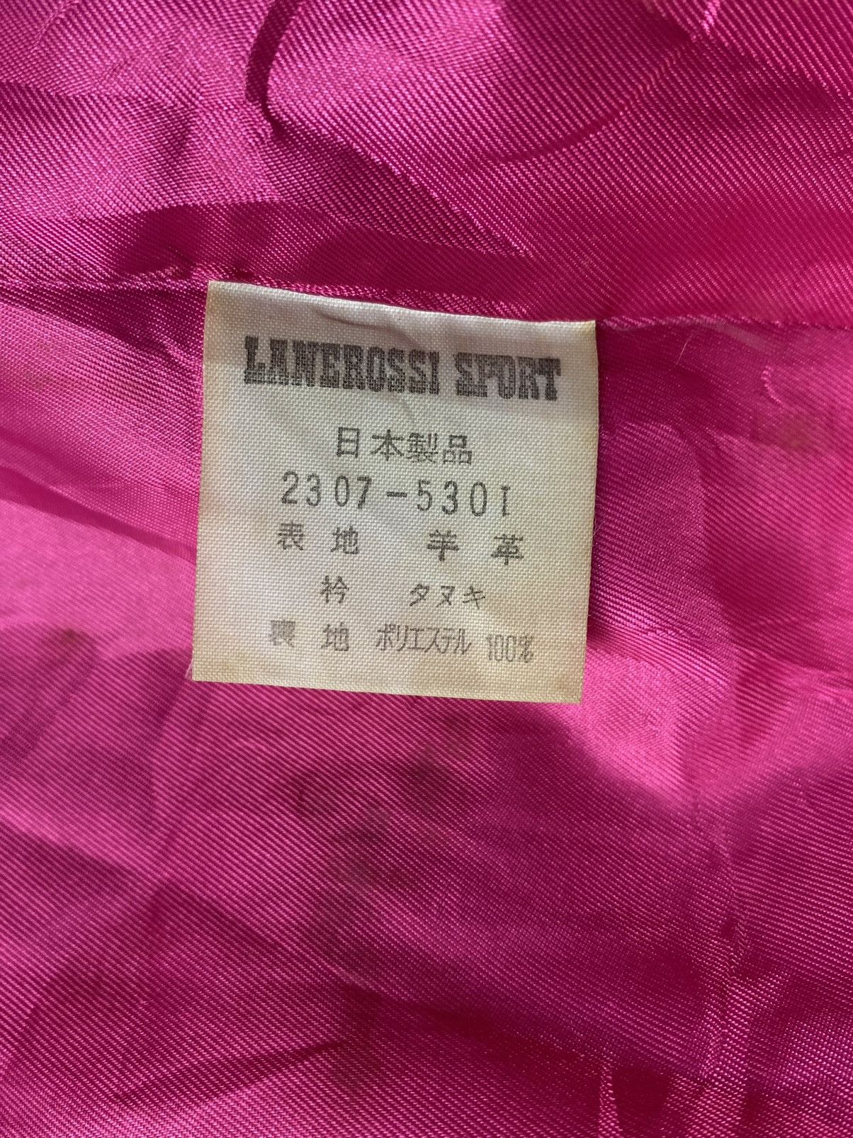 Japanese Brand × Leather × Vintage Lanerossi Sport Leather Jacket Size XXL / US 16-18 / IT 52-54 - 12 Thumbnail