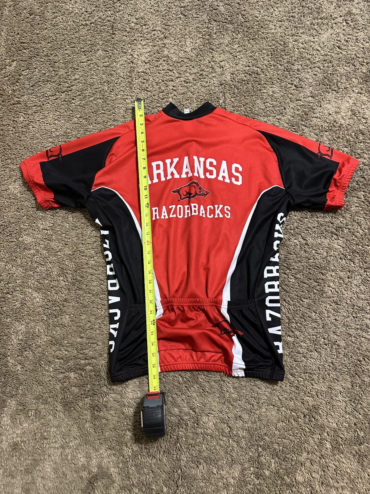 NCAA Vintage NCAA Arkansas Razorbacks Cycling 00s size 2XL Size US XXL / EU 58 / 5 - 9 Thumbnail