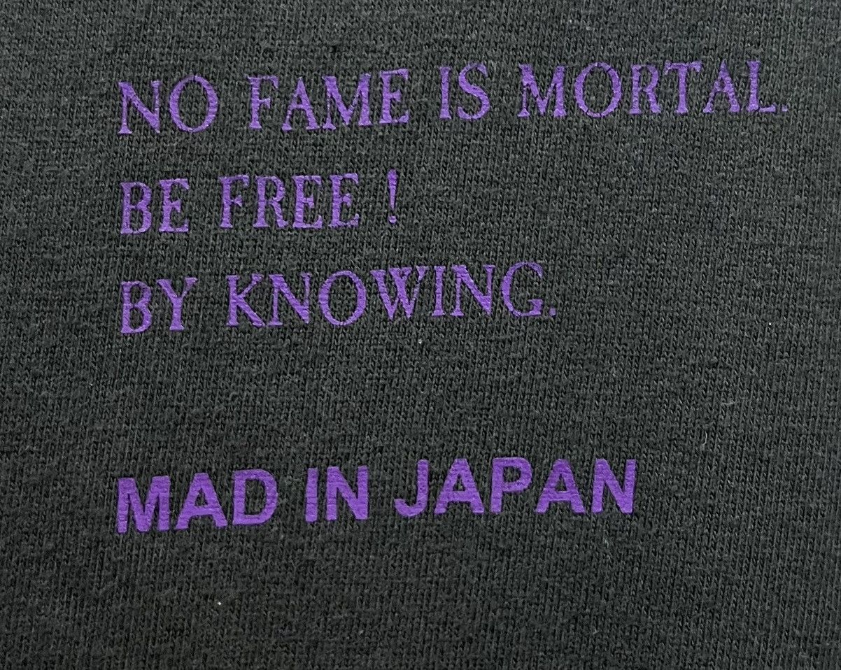 Vintage UNITED ATHLE NO FAME IS MORTAL BE FREE BY KNOWING SHIRT Size US XL / EU 56 / 4 - 4 Thumbnail