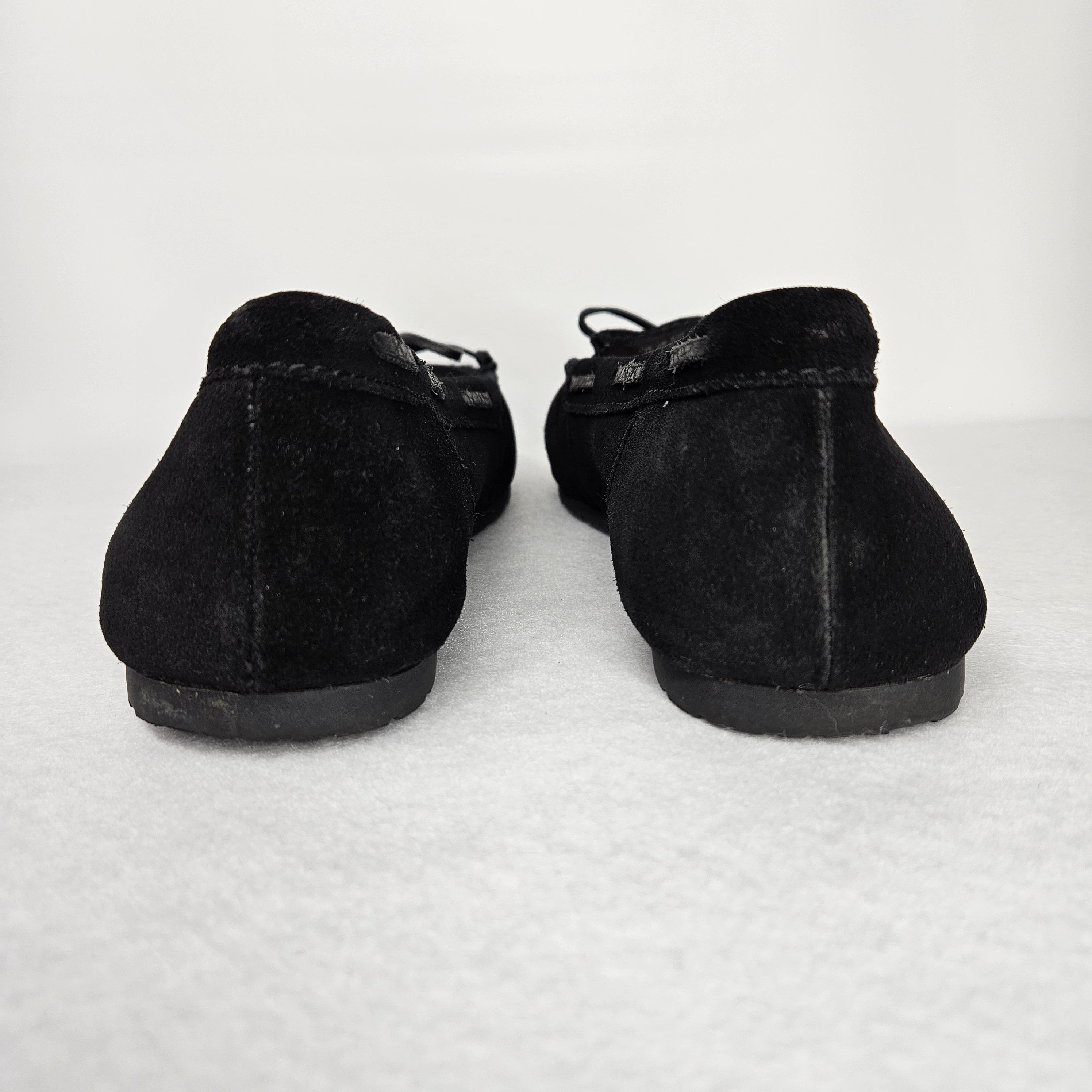 Other Zodiac Size 9.5 Moccasins Slippees Black Suede Leather Rubbe Size US 9.5 / IT 39.5 - 6 Thumbnail