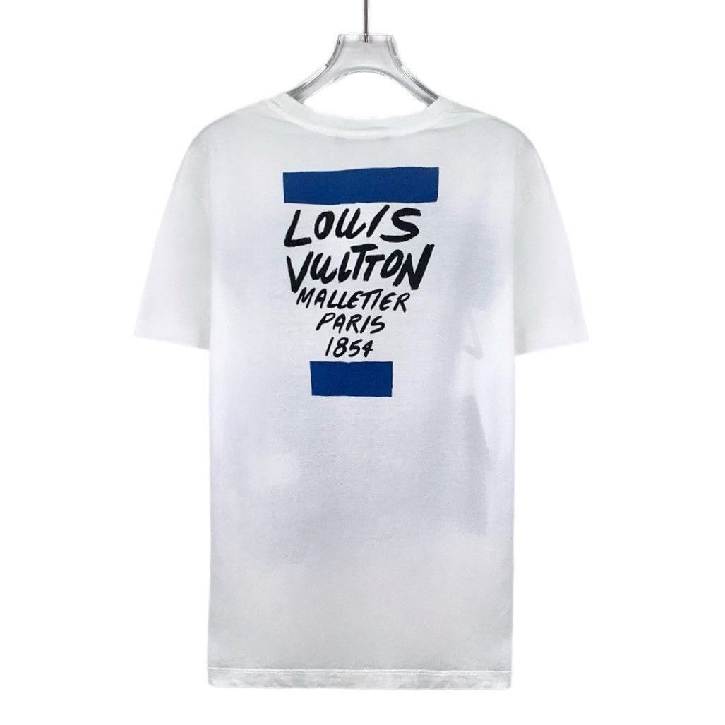 Louis Vuitton White Short-Sleeve Graphic Tee Size US XS / EU 42 / 0 - 2 Thumbnail