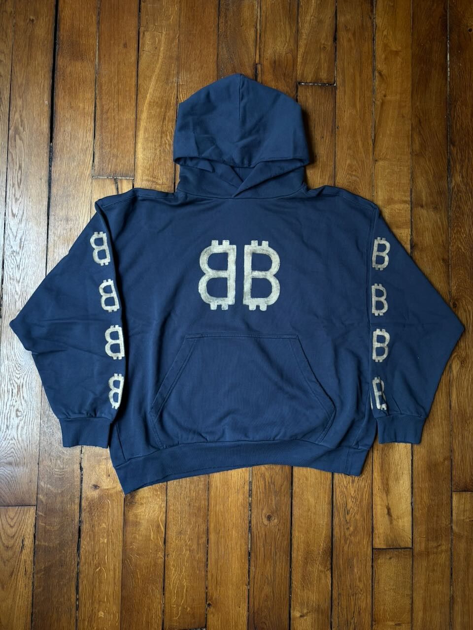 Balenciaga Balenciaga crypto hoodie BB Size US XS / EU 42 / 0 - 1 Thumbnail
