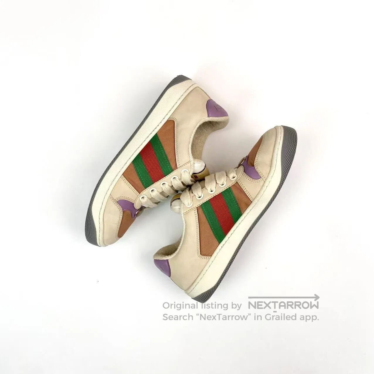 Gucci Guicci Purple tail dirty shoes| Size US 4 / IT 34 - 3 Thumbnail