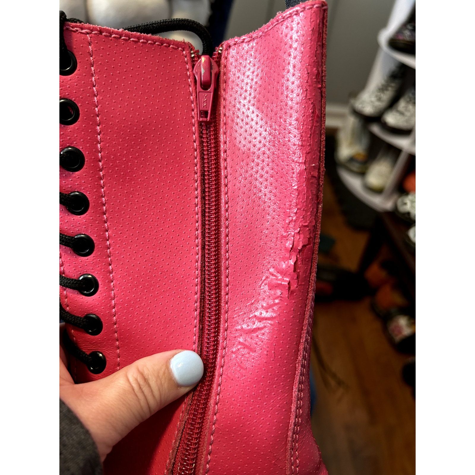 Dr. Martens Dr Martens Hot Pink Knee 1B99 High Size 7/EU 38 Size US 7 / IT 37 - 6 Thumbnail
