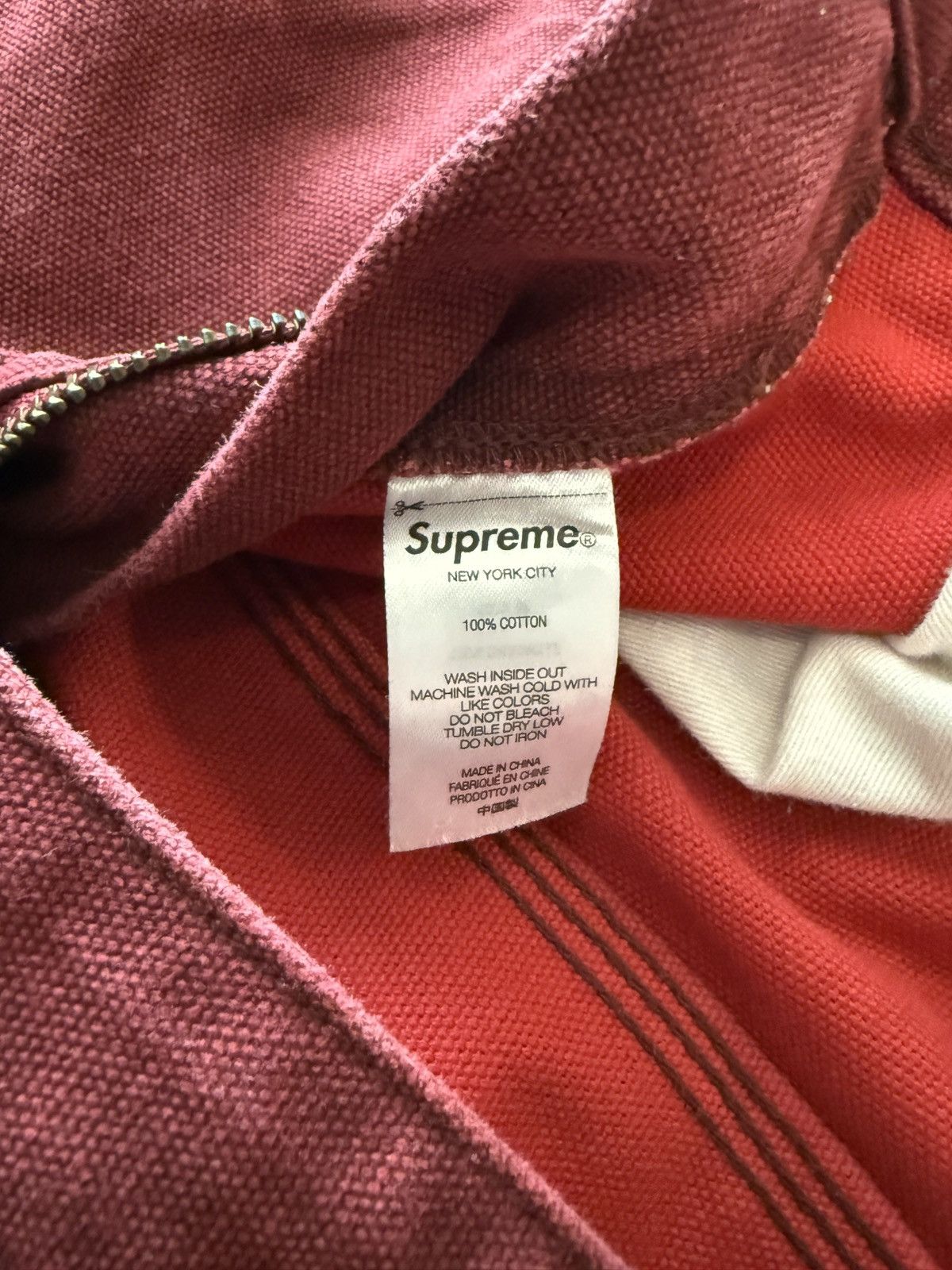 Supreme Supreme double knees workpants burgundy Size US 30 / EU 46 - 7 Thumbnail