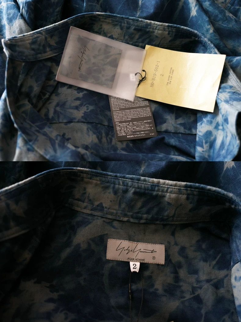 Yohji Yamamoto Yohji Yamamoto23 AW Flake Inked Triple Neck Shirt 2503-Next Size US M / EU 48-50 / 2 - 7 Thumbnail