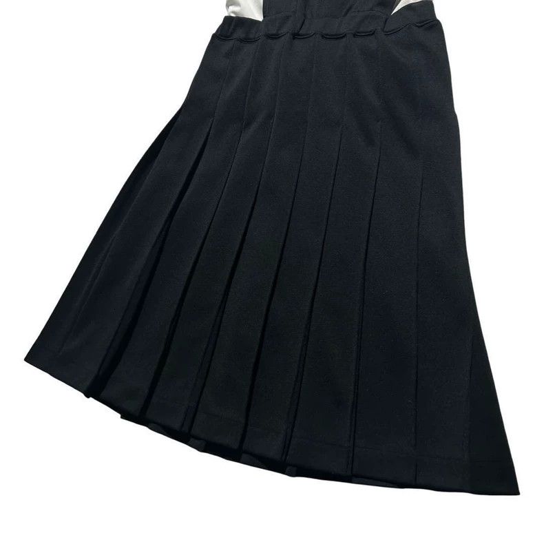 Comme des Garcons Comme Des Garcons Black polyester knit pleated slip dress Size XS / US 0-2 / IT 36-38 - 2 Thumbnail